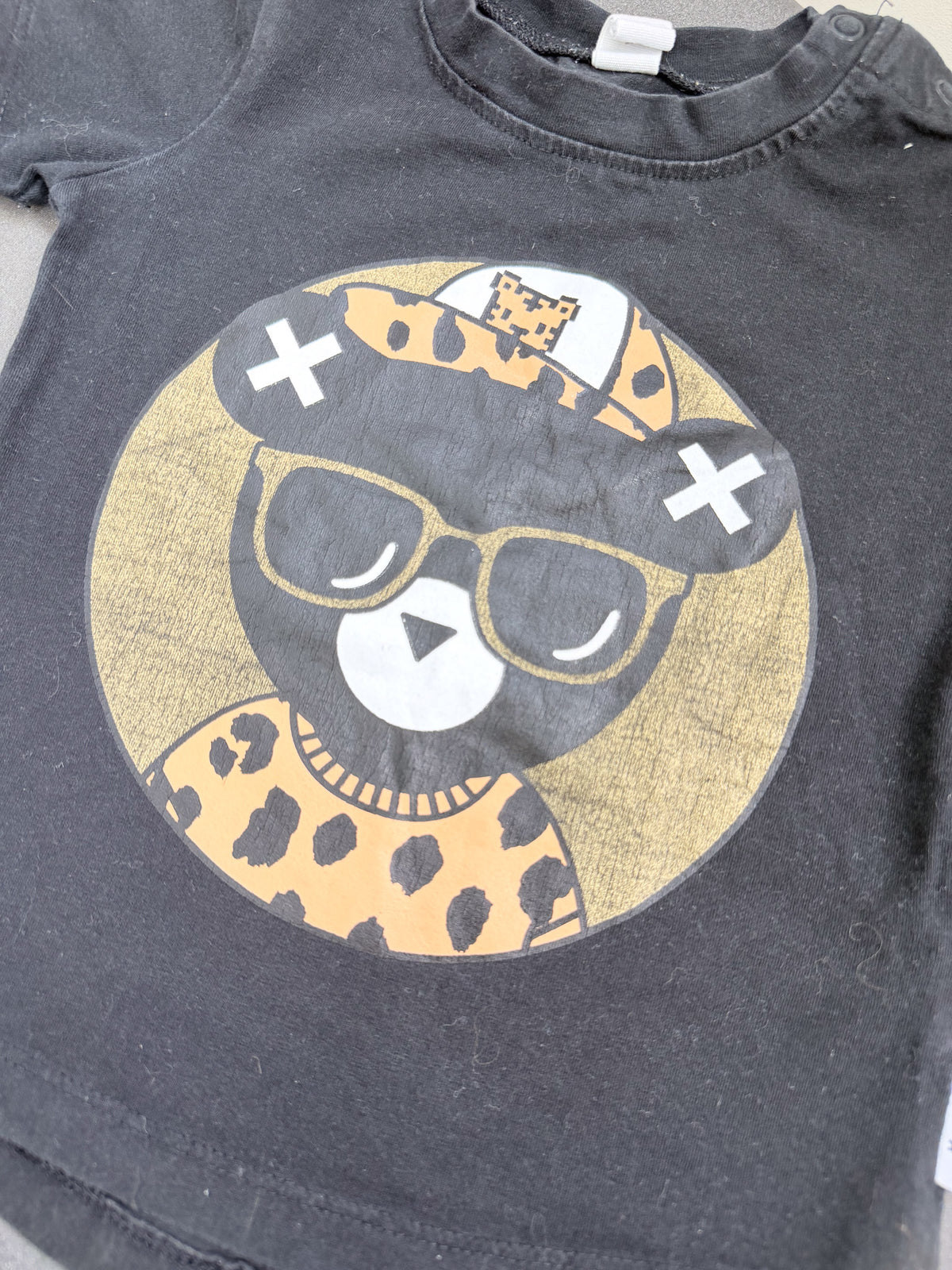 Hux organic cool bear tee (12-18m)