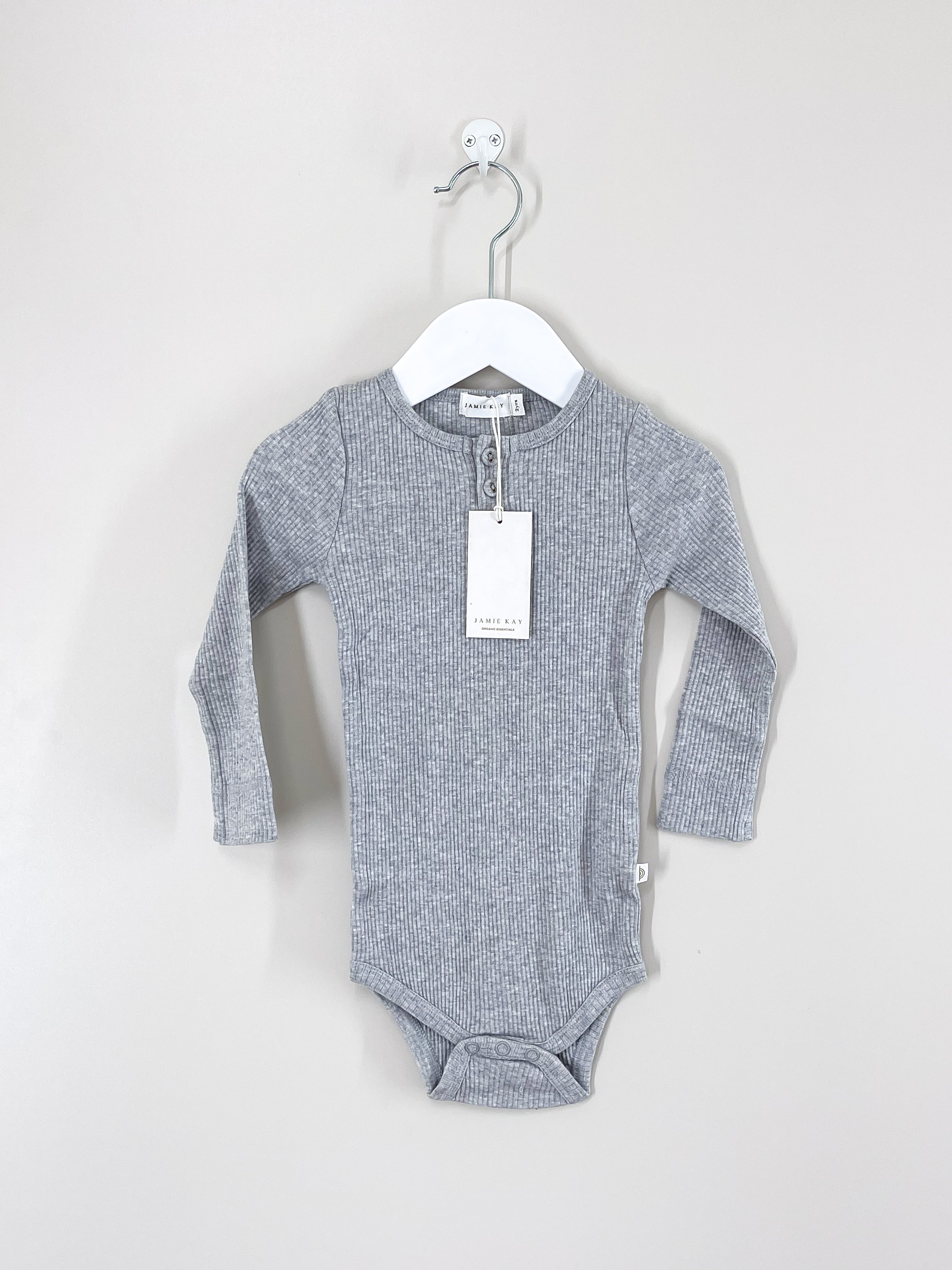 BNWT Jamie Kay OG organic rib bodysuit (2y)
