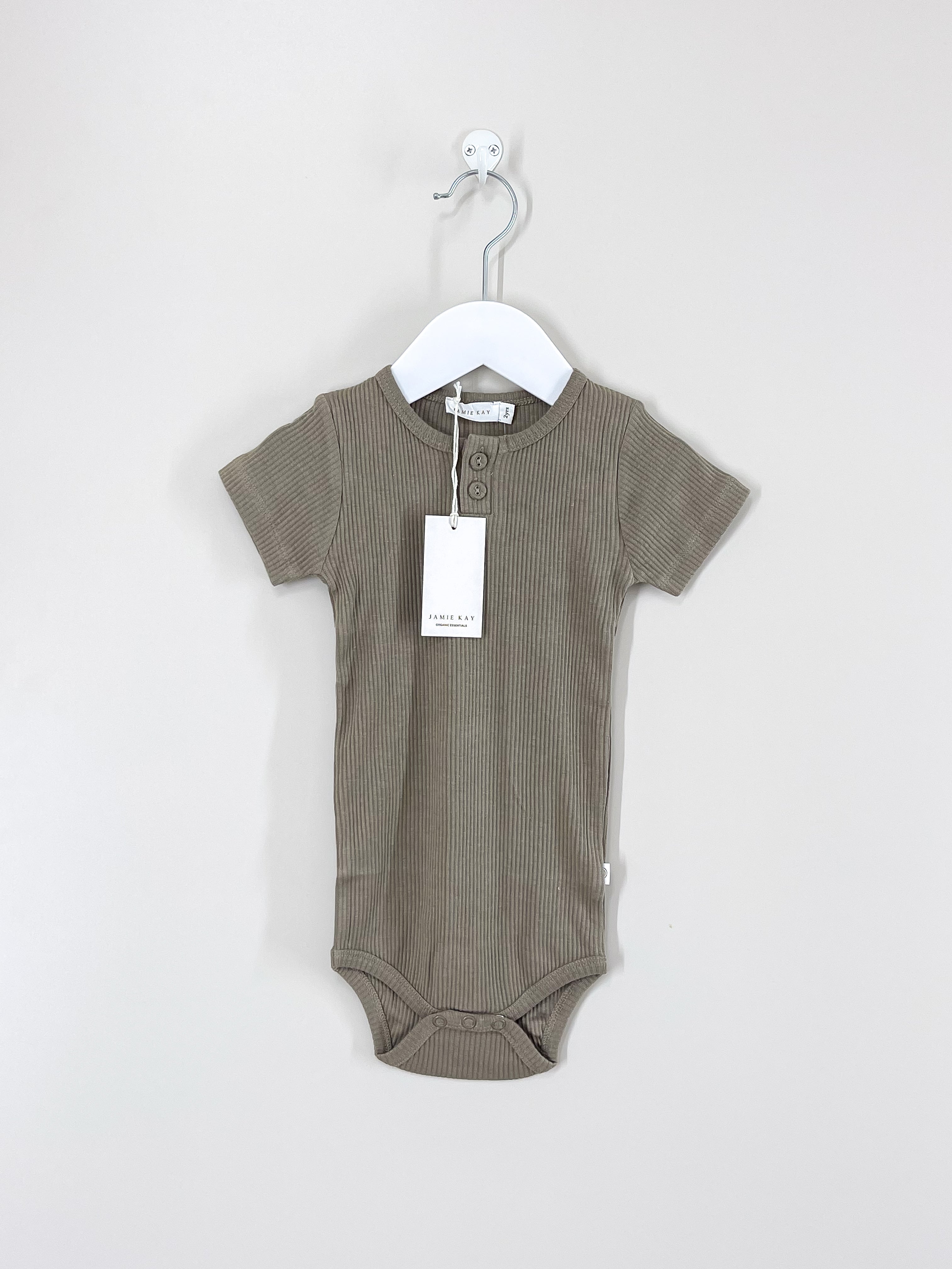 BNWT Jamie Kay OG organic rib bodysuit (2y)