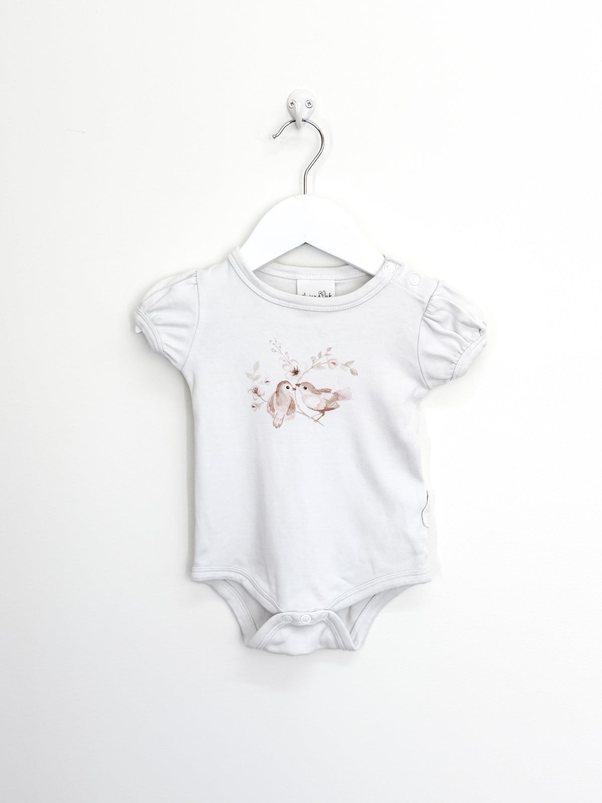 Aster & Oak organic bodysuit - blossom (3-6m)