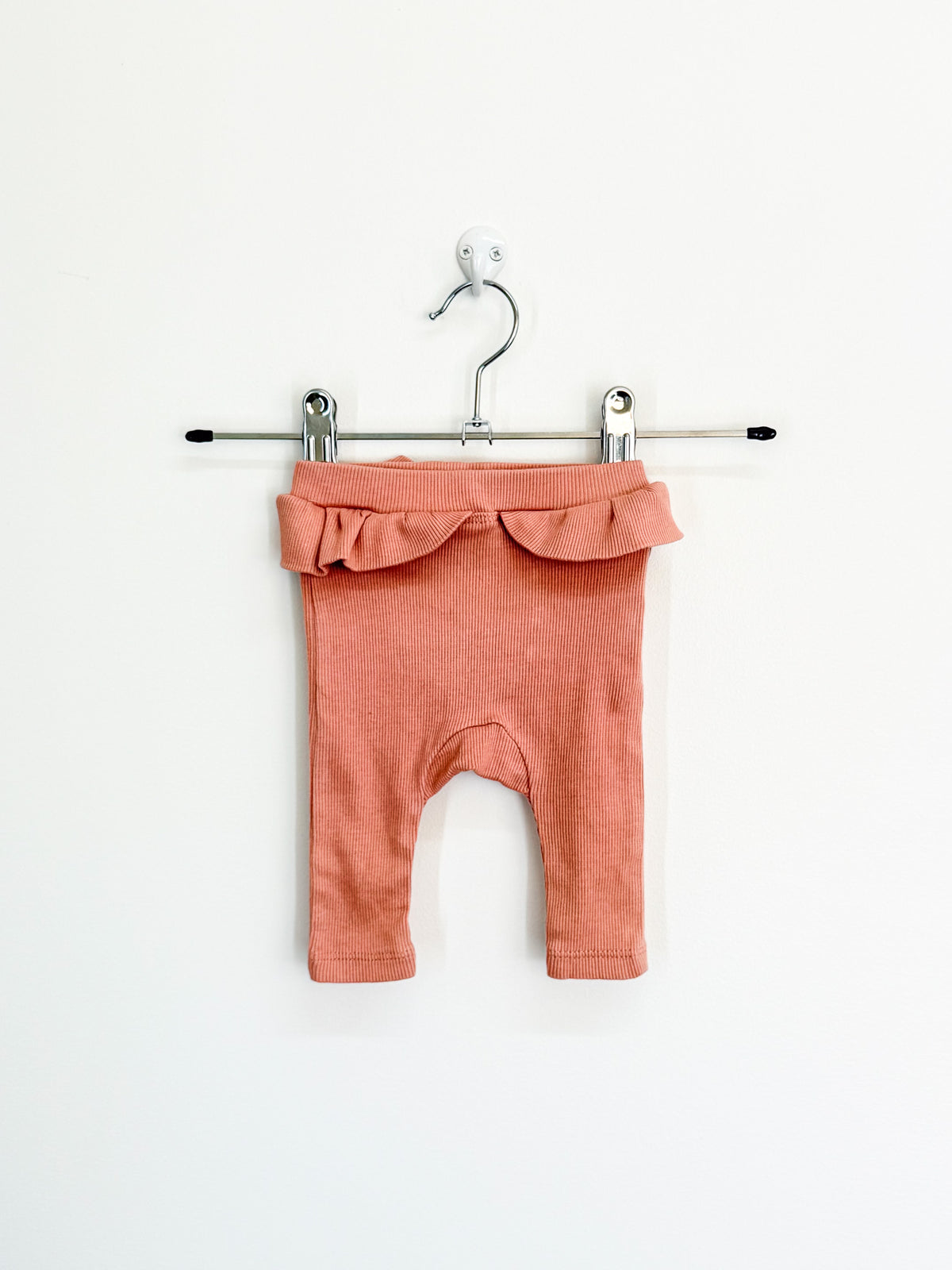 Snuggle Hunny organic rib leggings - rose (newborn)