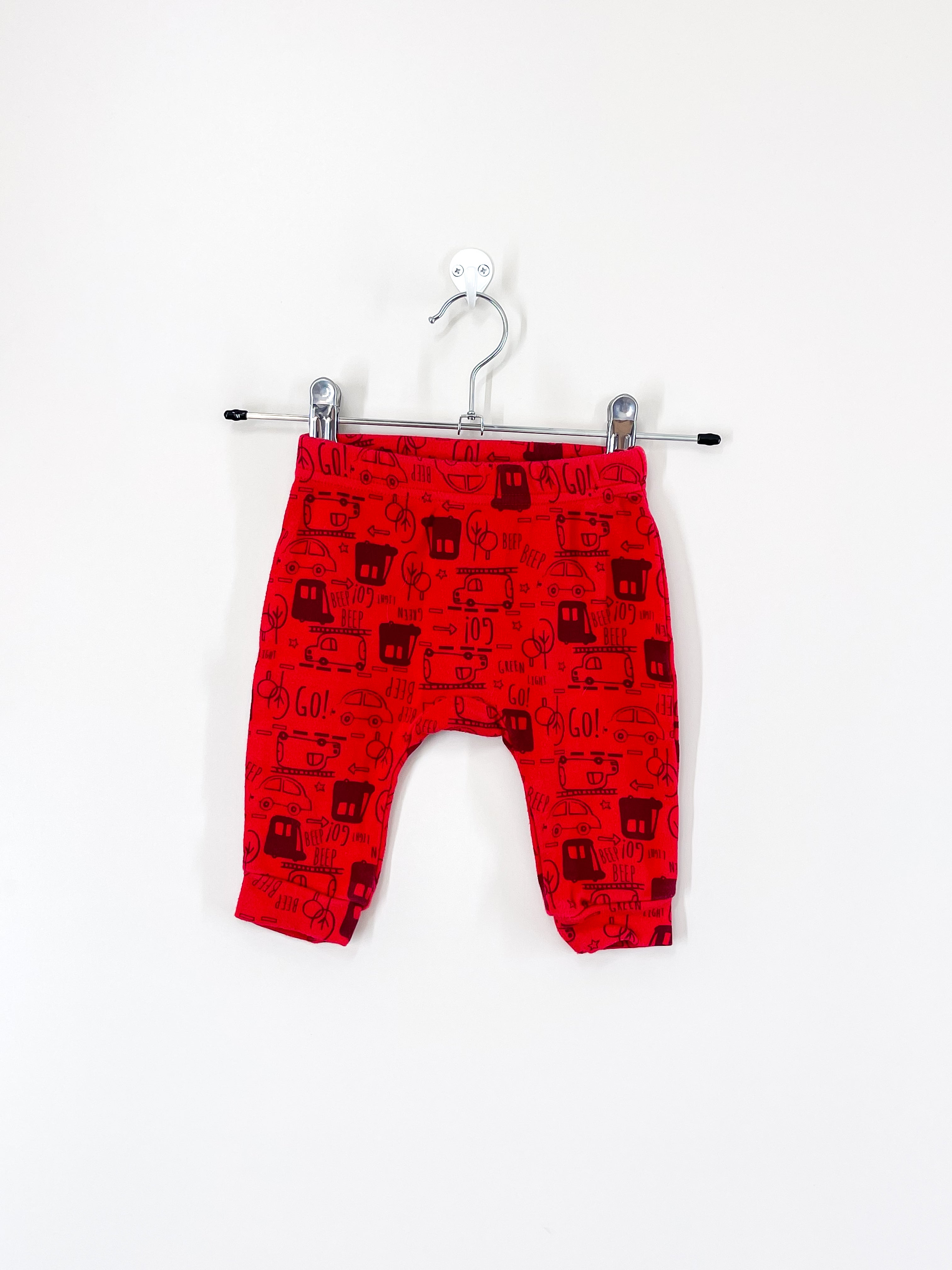 Little Bundle cars leggings (0-3m)