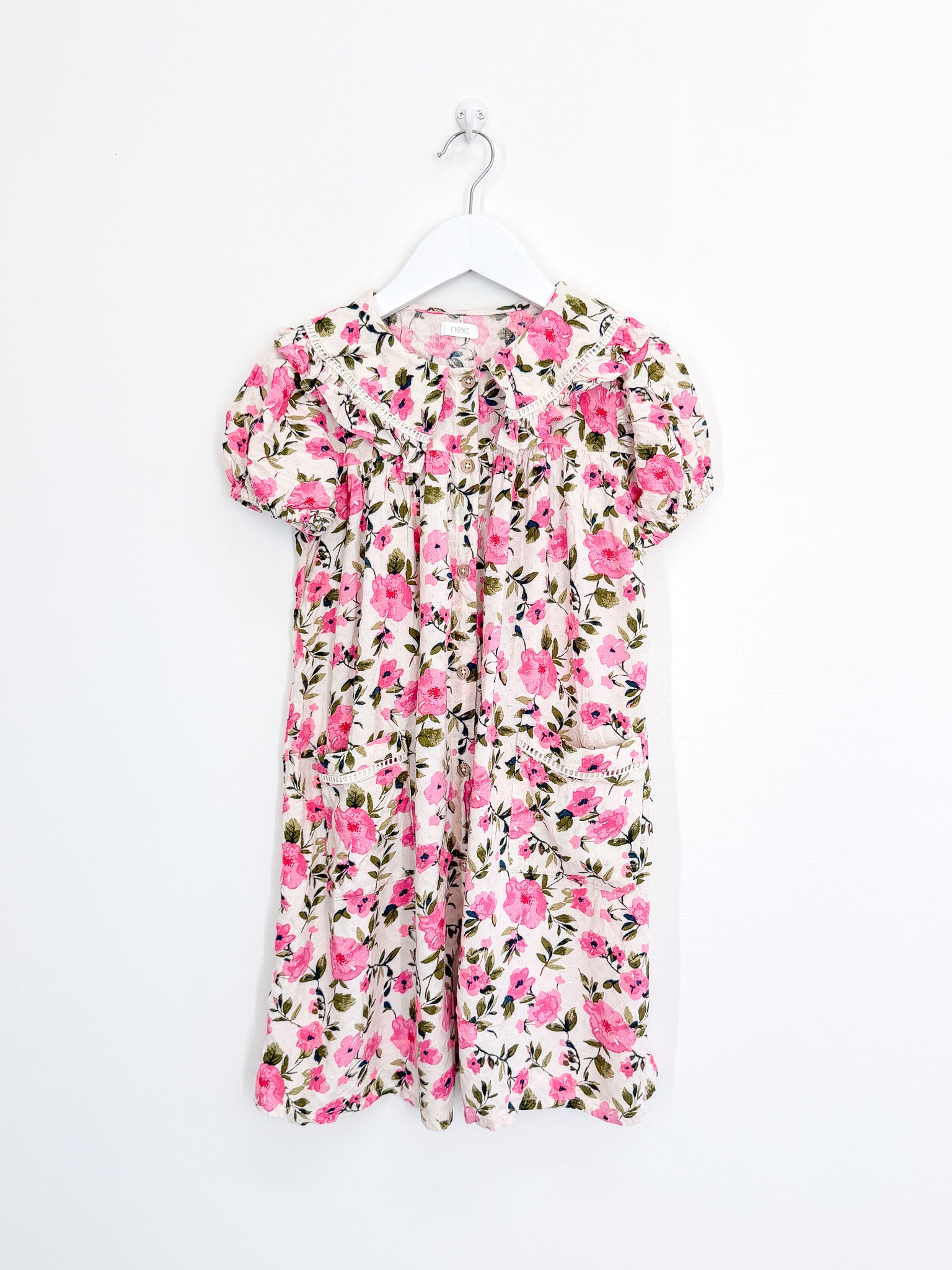 Next vintage style floral dress (7-8y)
