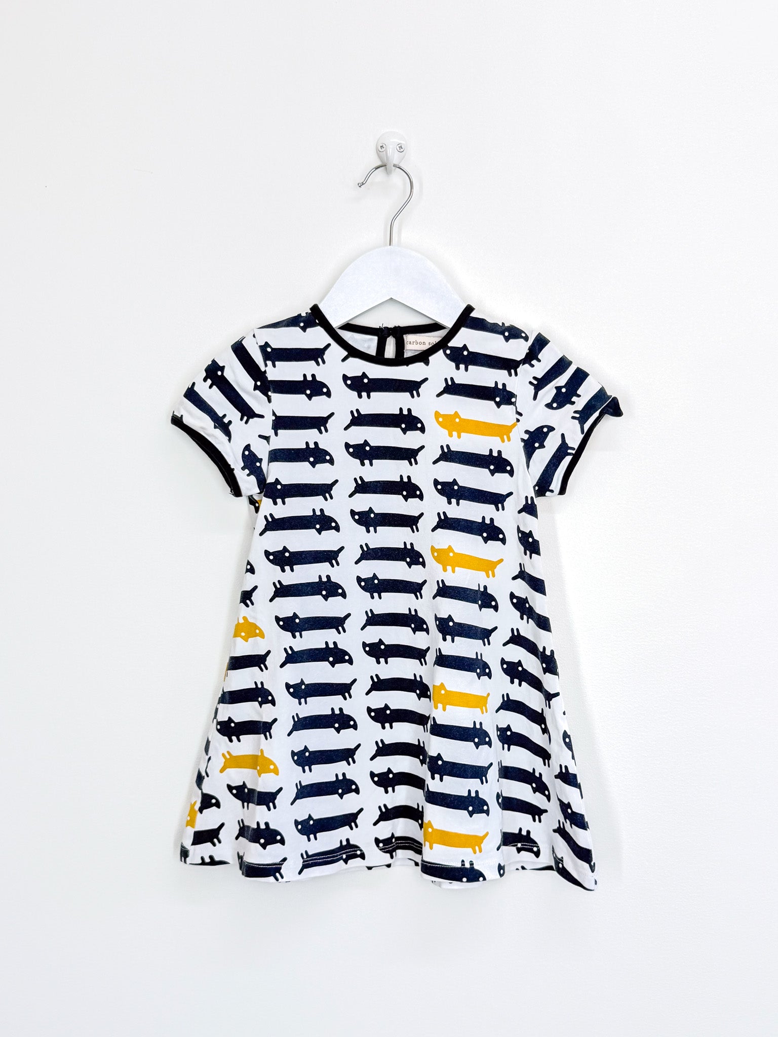Carbon Soldier cat smock top (4-5y)