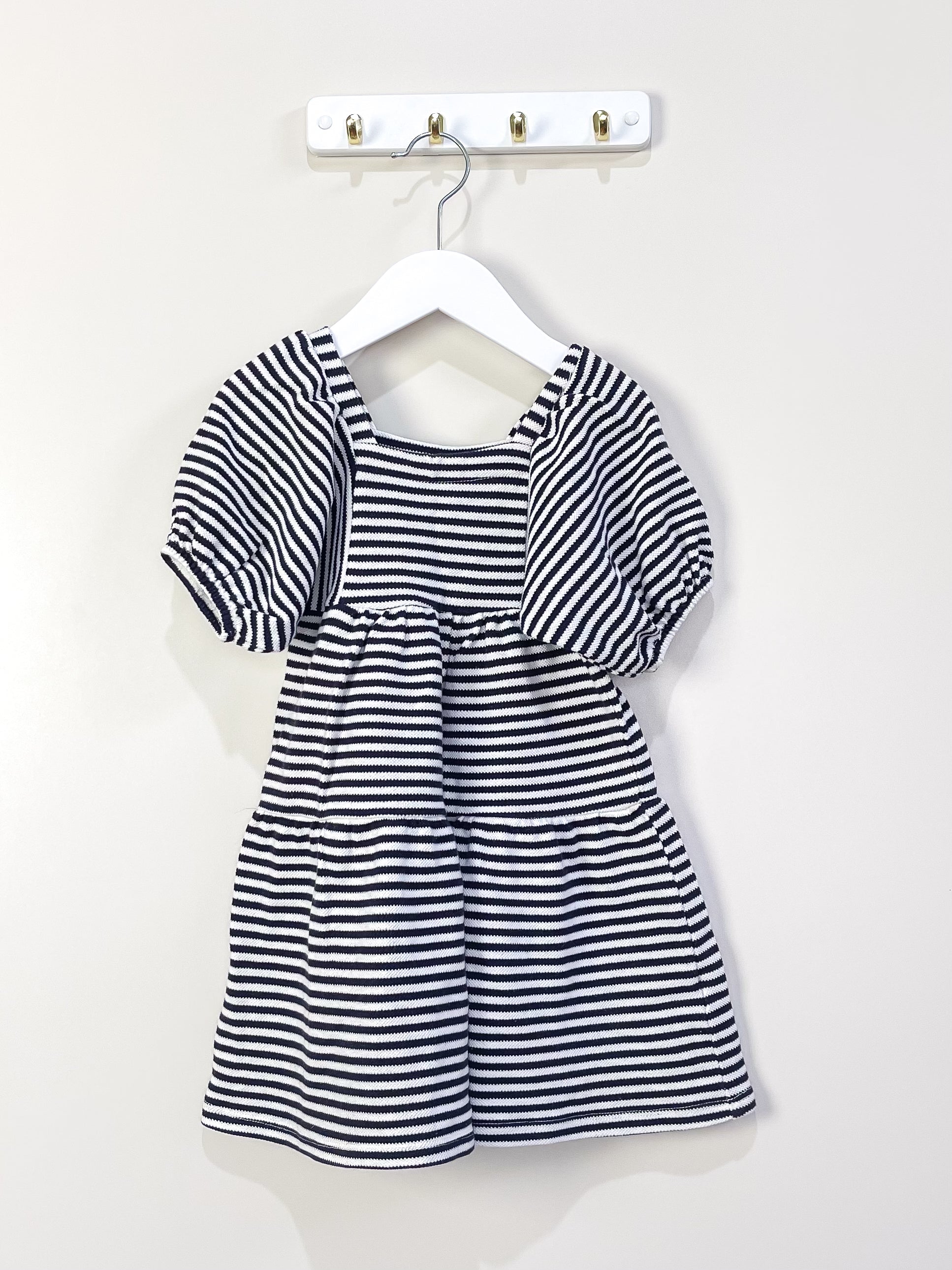 Seed pique striped dress (3y)