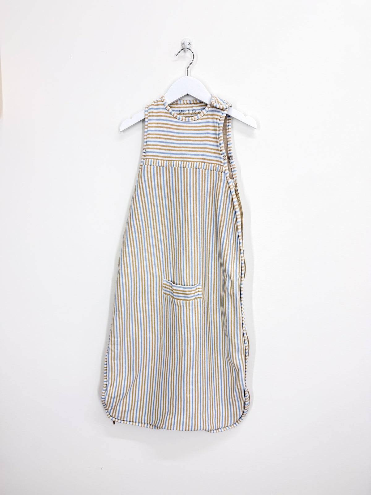 Merino Kids merino cotton go go bag - stripe 1.8 tog (3-24m)