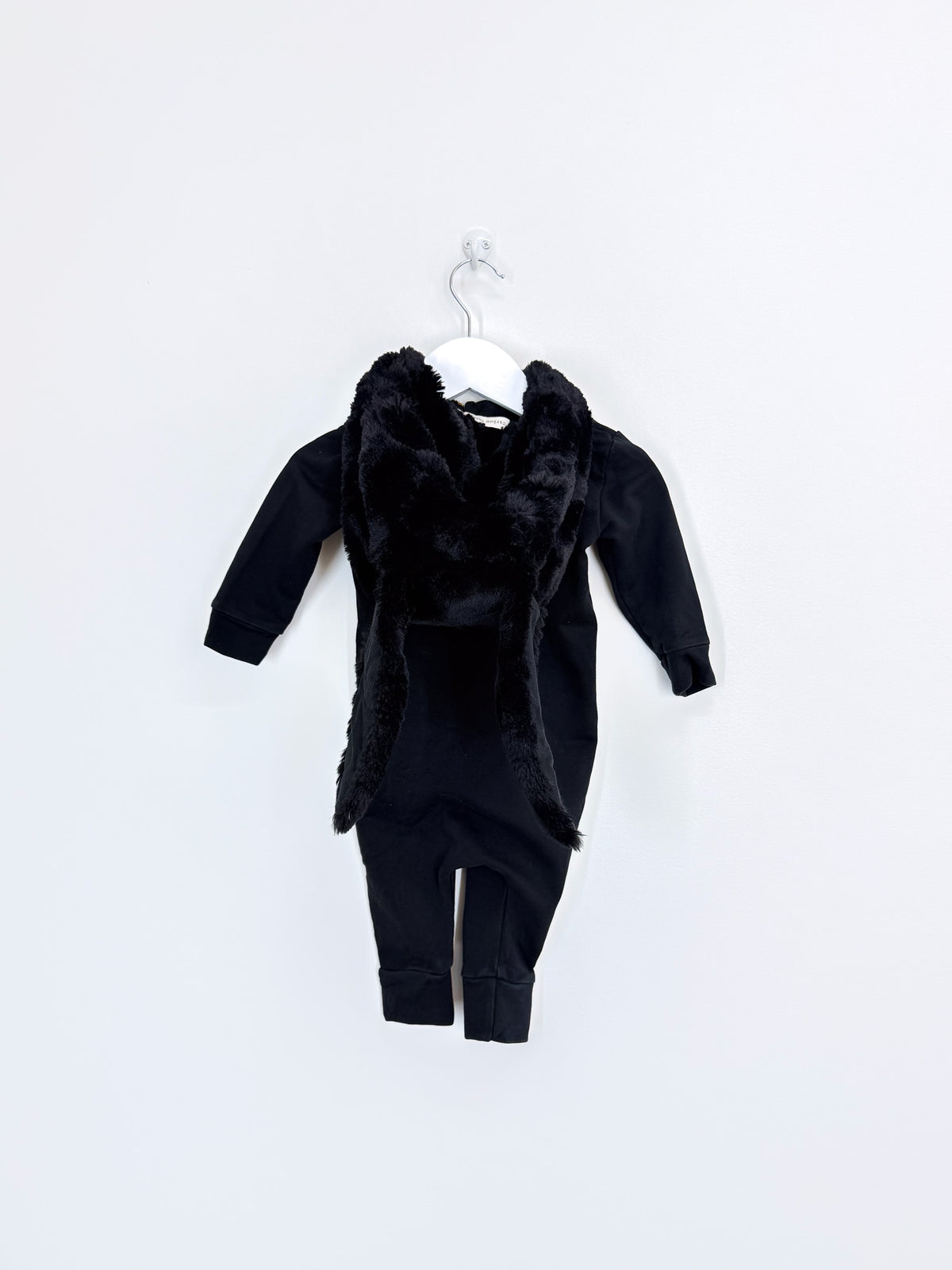 Carbon Soldier bunny hooded romper (6-12m)