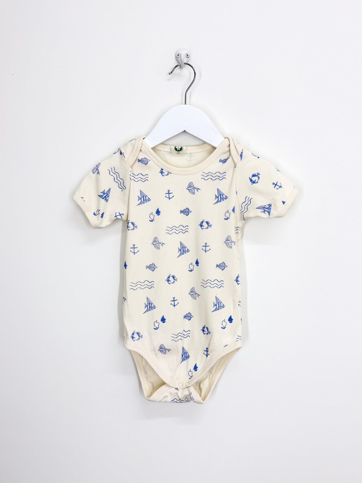 Nature Baby organic bodysuit - atlantic (1y)