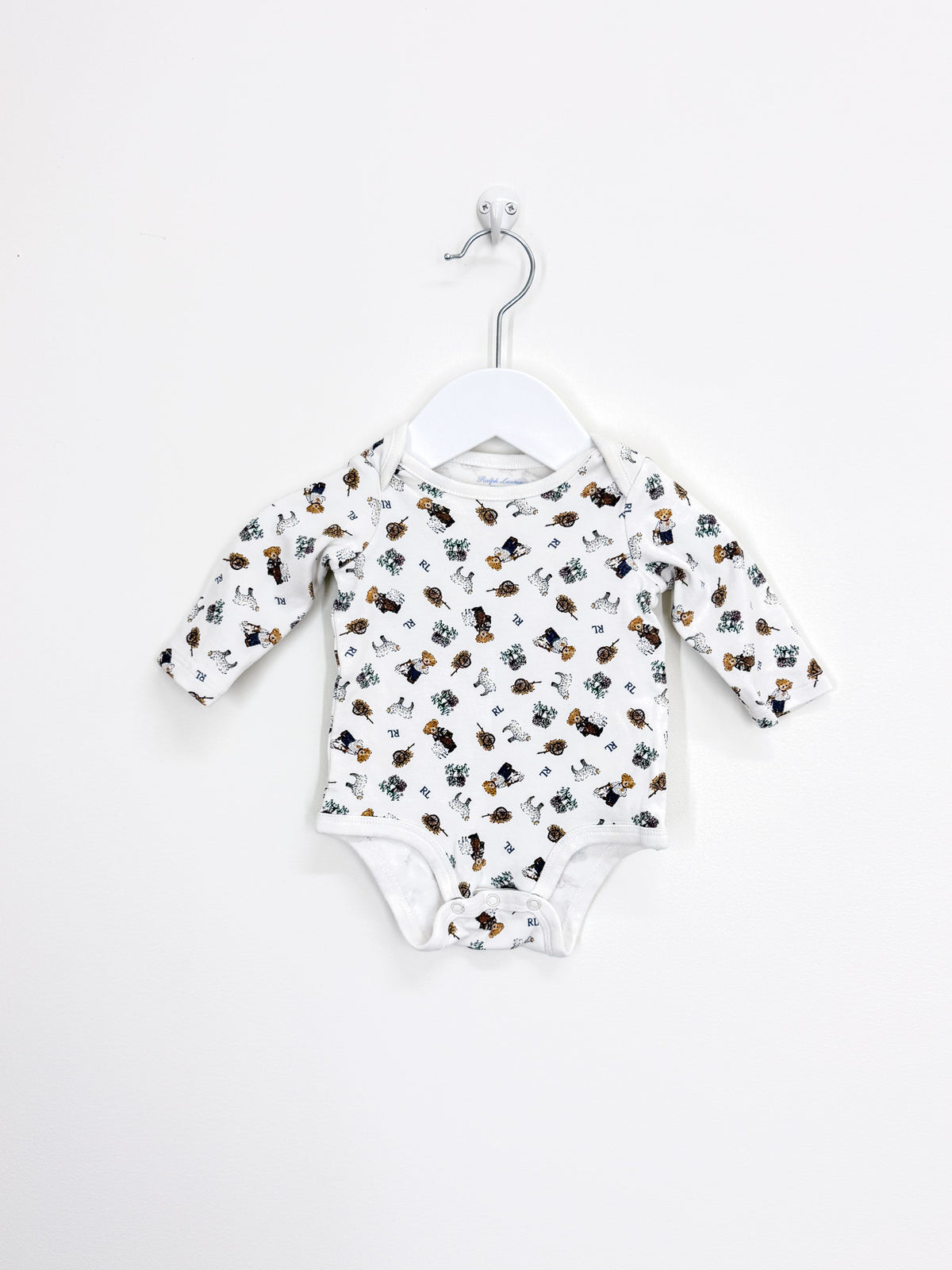 Ralph Lauren long sleeve bodysuit (3m)