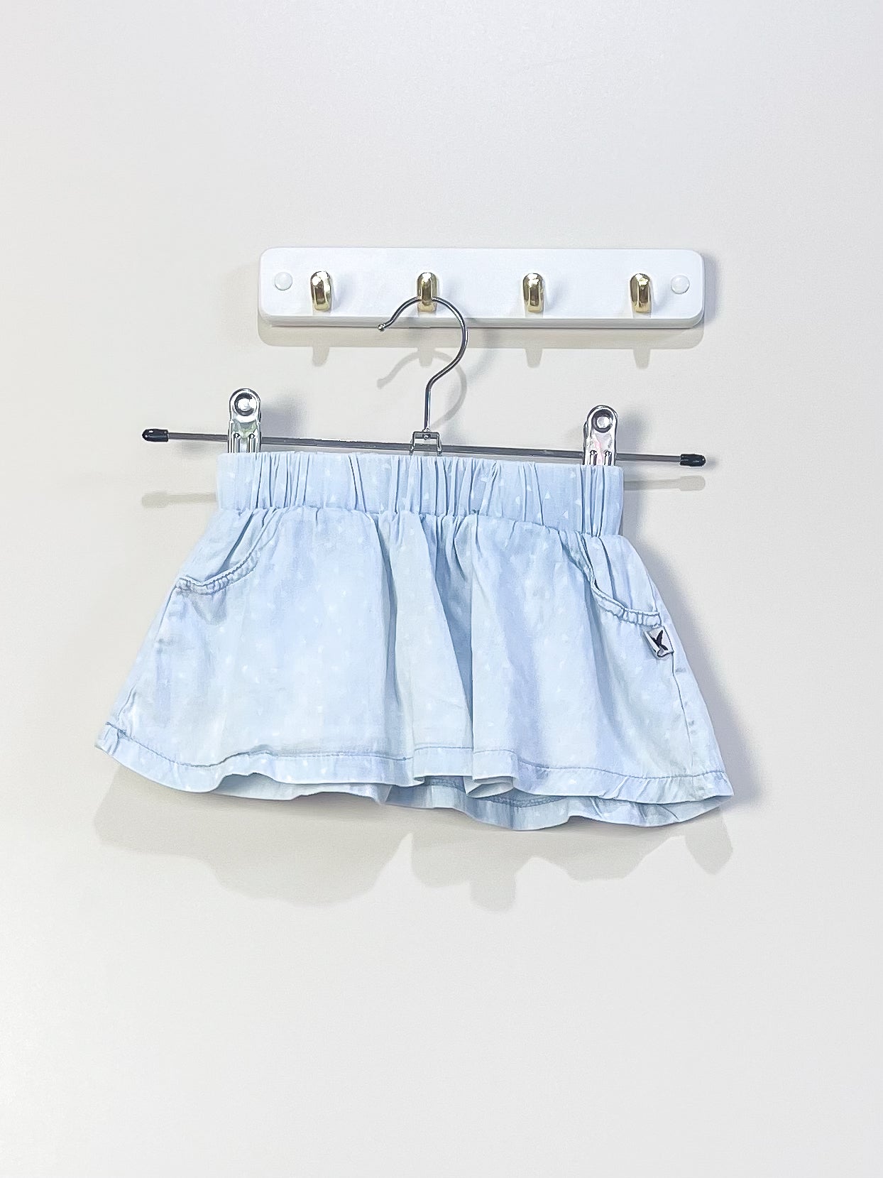 Minti chambray skirt (1y)