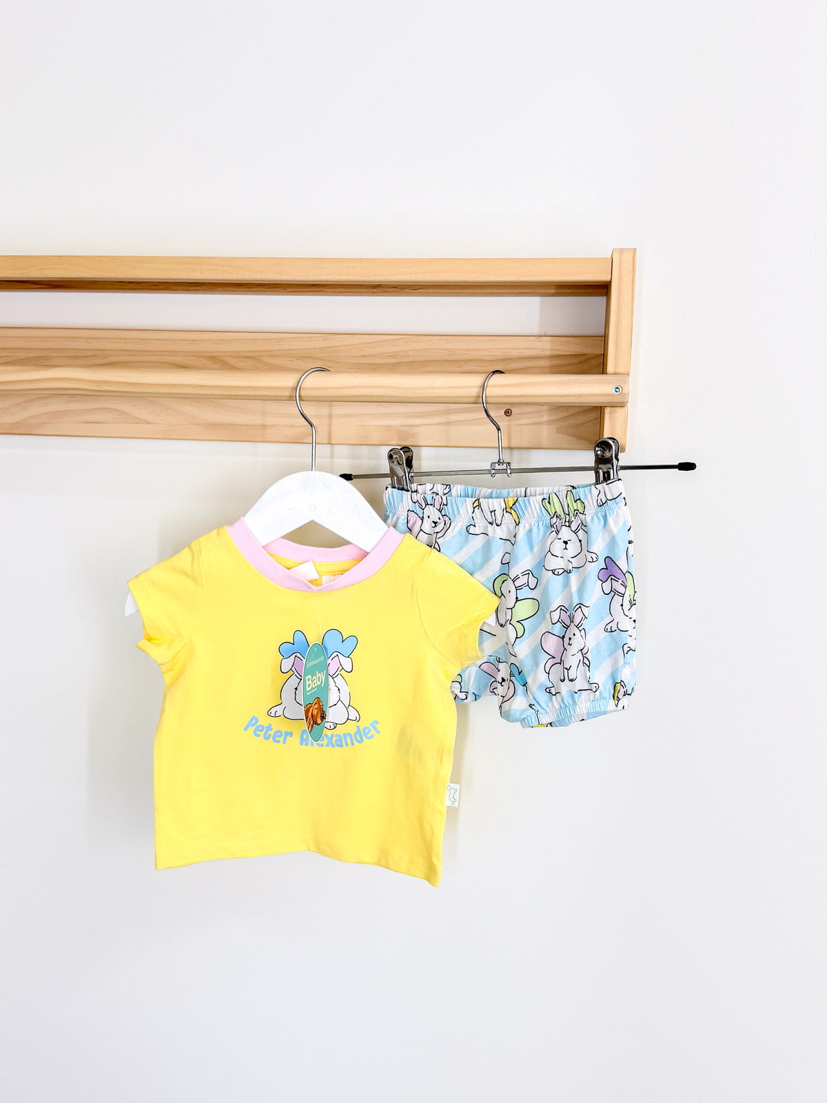BNWT Peter Alexander bunny PJ set (0-3m)