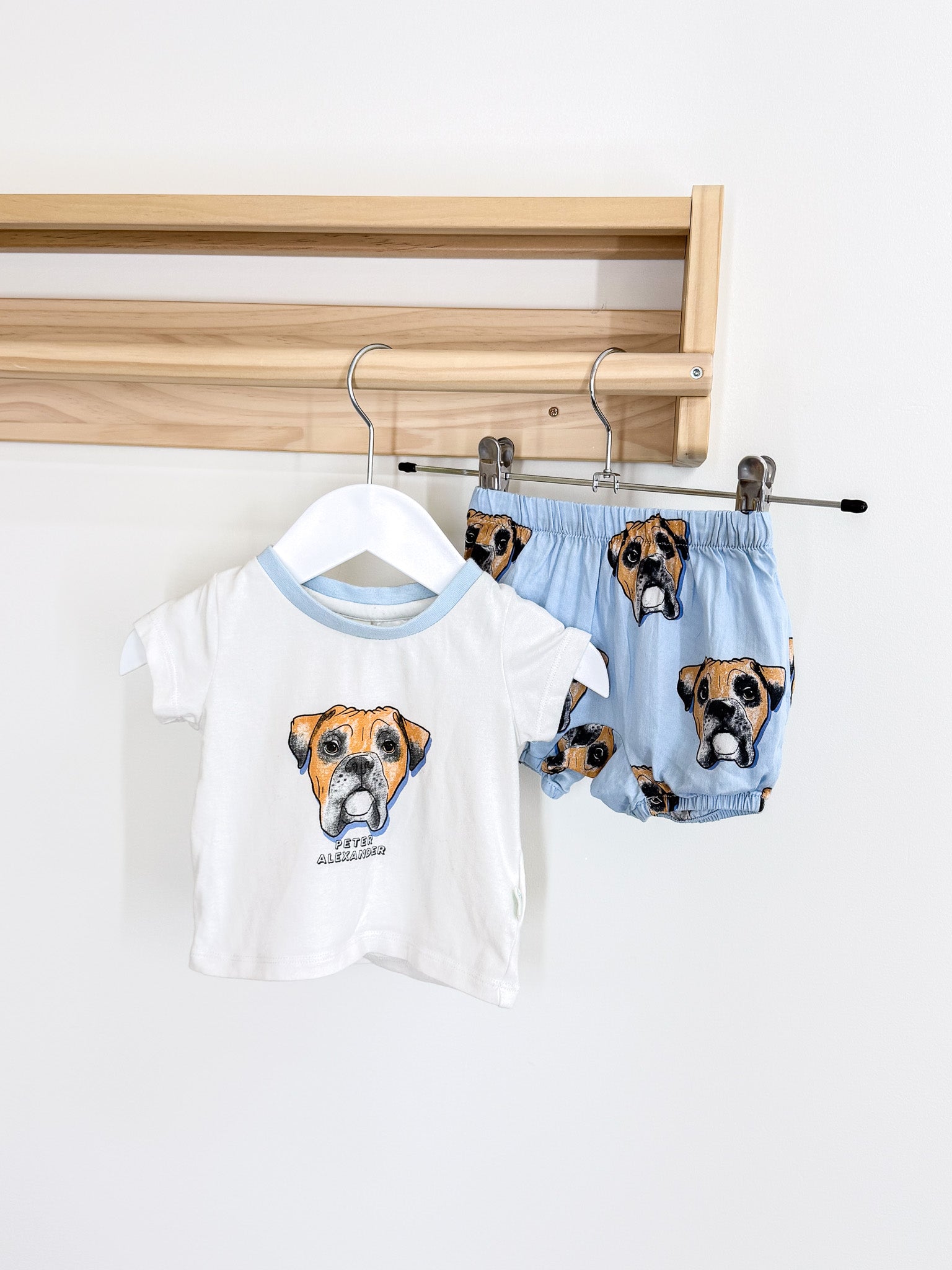 Peter Alexander puppy PJ set (0-3m)