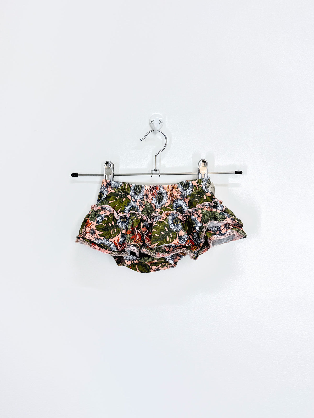 Kapow Kids floral ruffle bloomers (0-3m)
