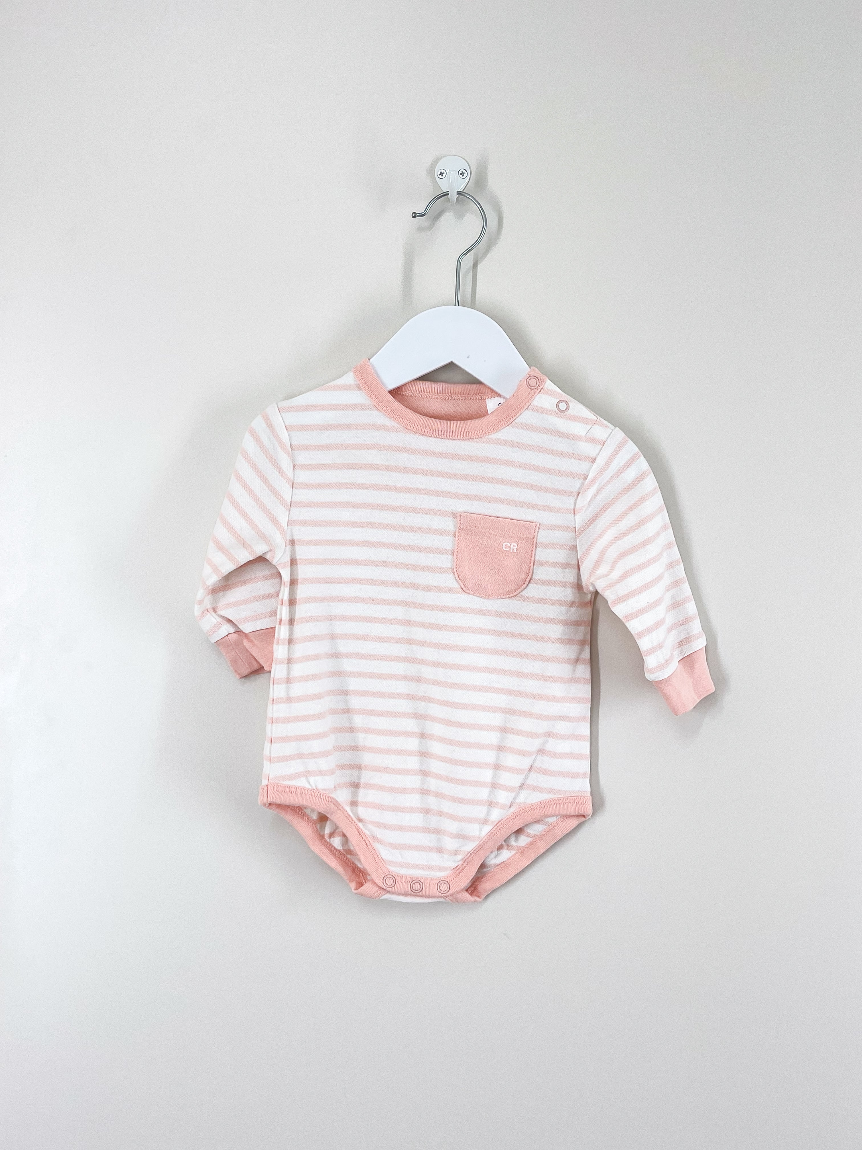 Country Road french terry bubble bodysuit (3-6m)