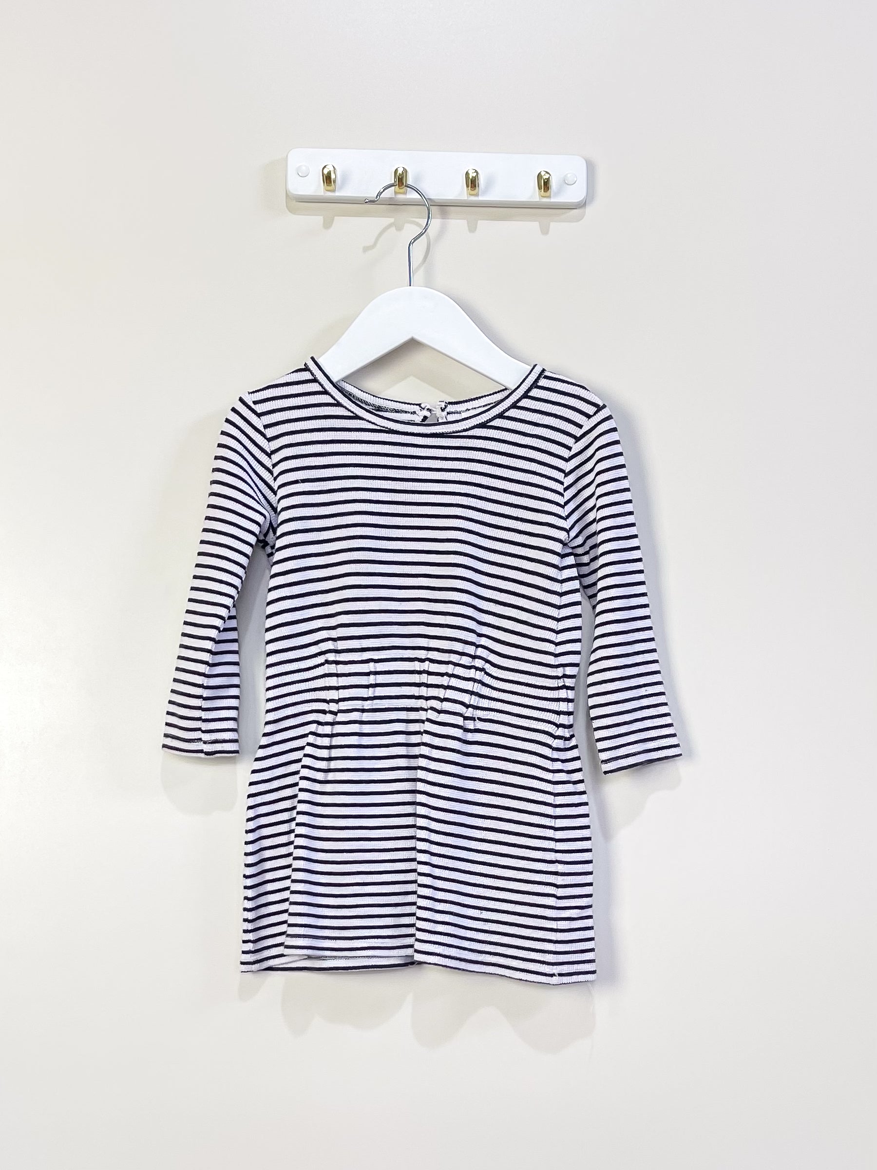 Seed striped pique dress (3y)