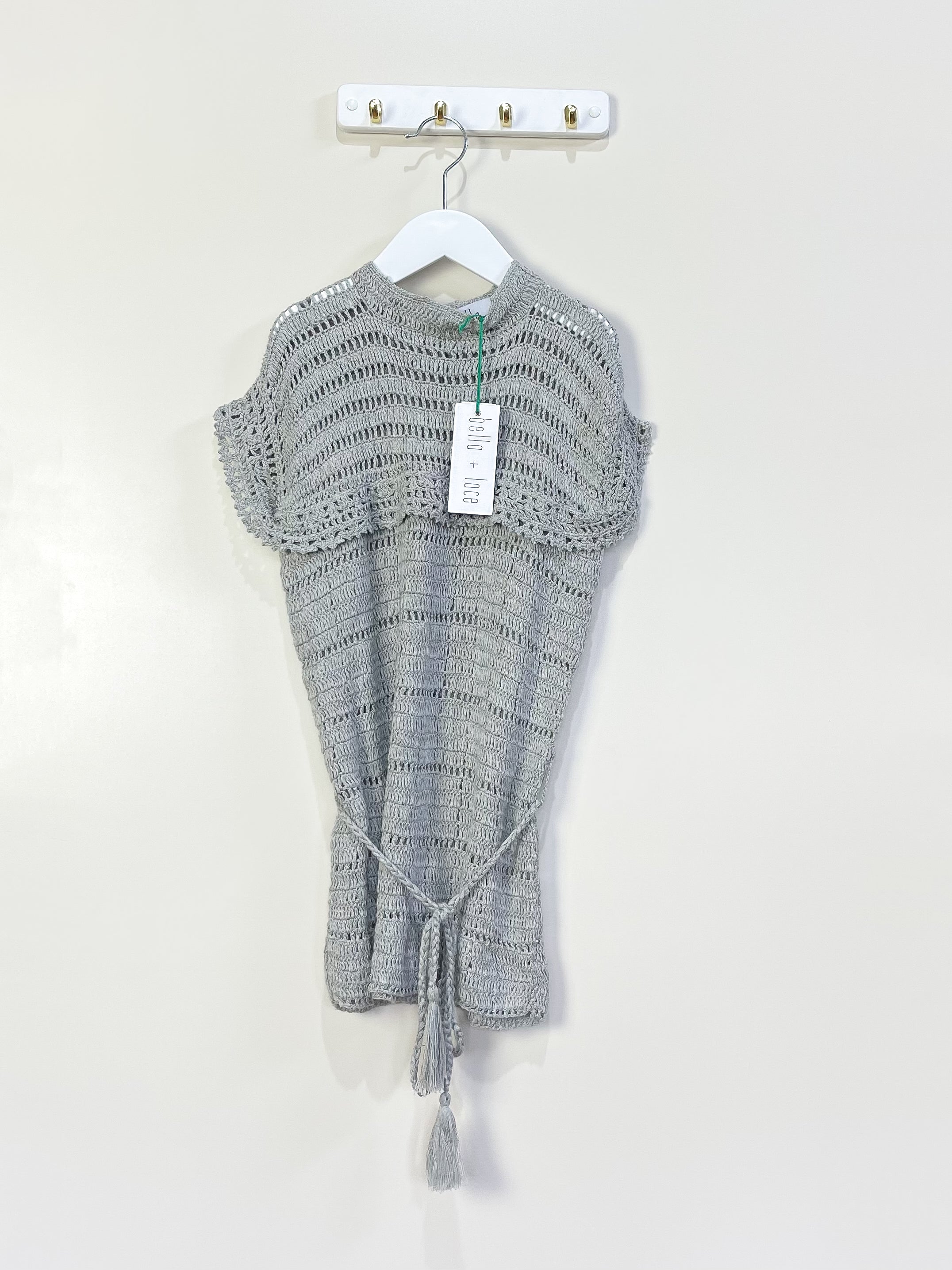 BNWT Bella + Lace crochet dress (3y)