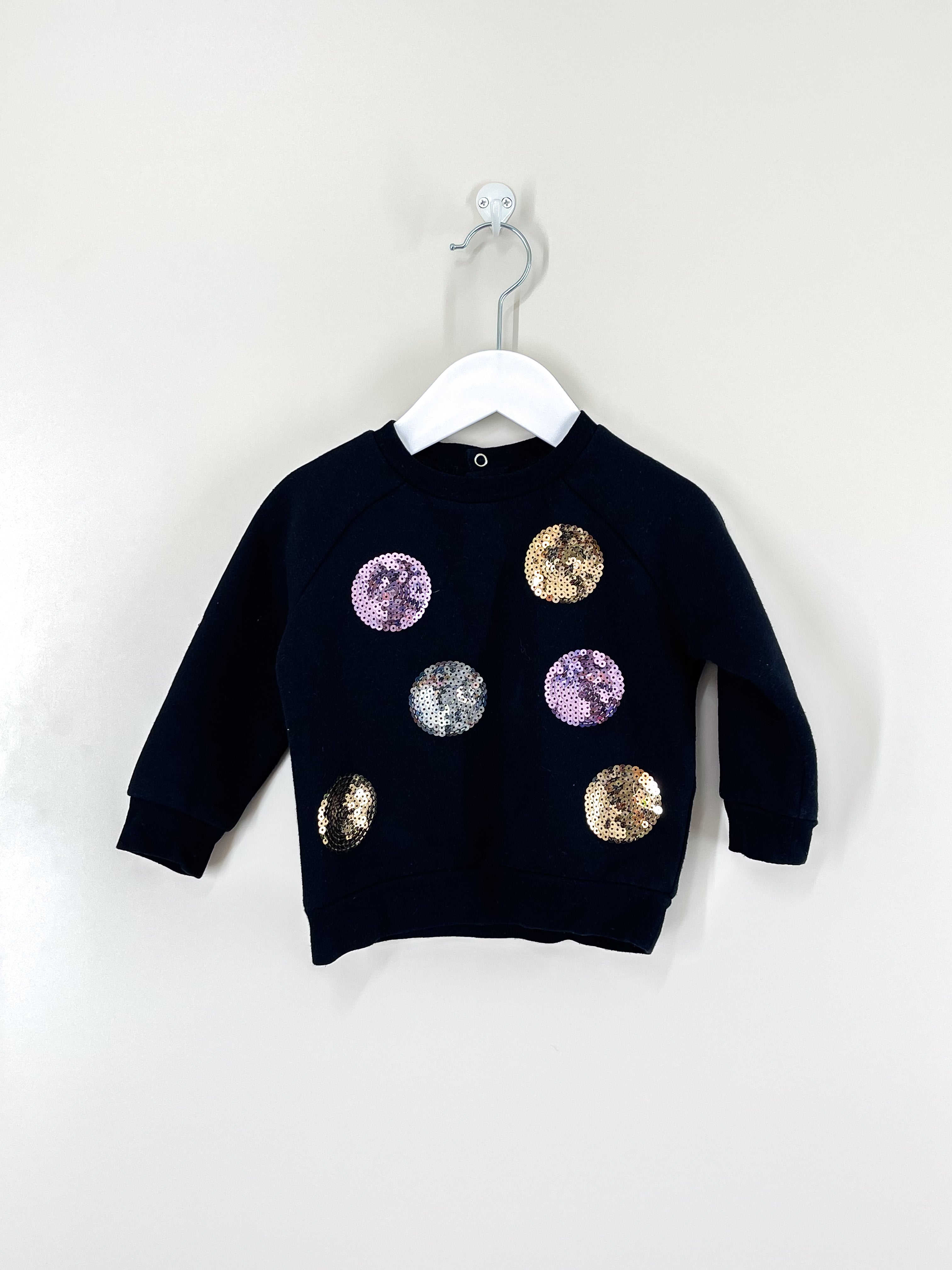 Teeny Weeny dequin spot pullover (1y)