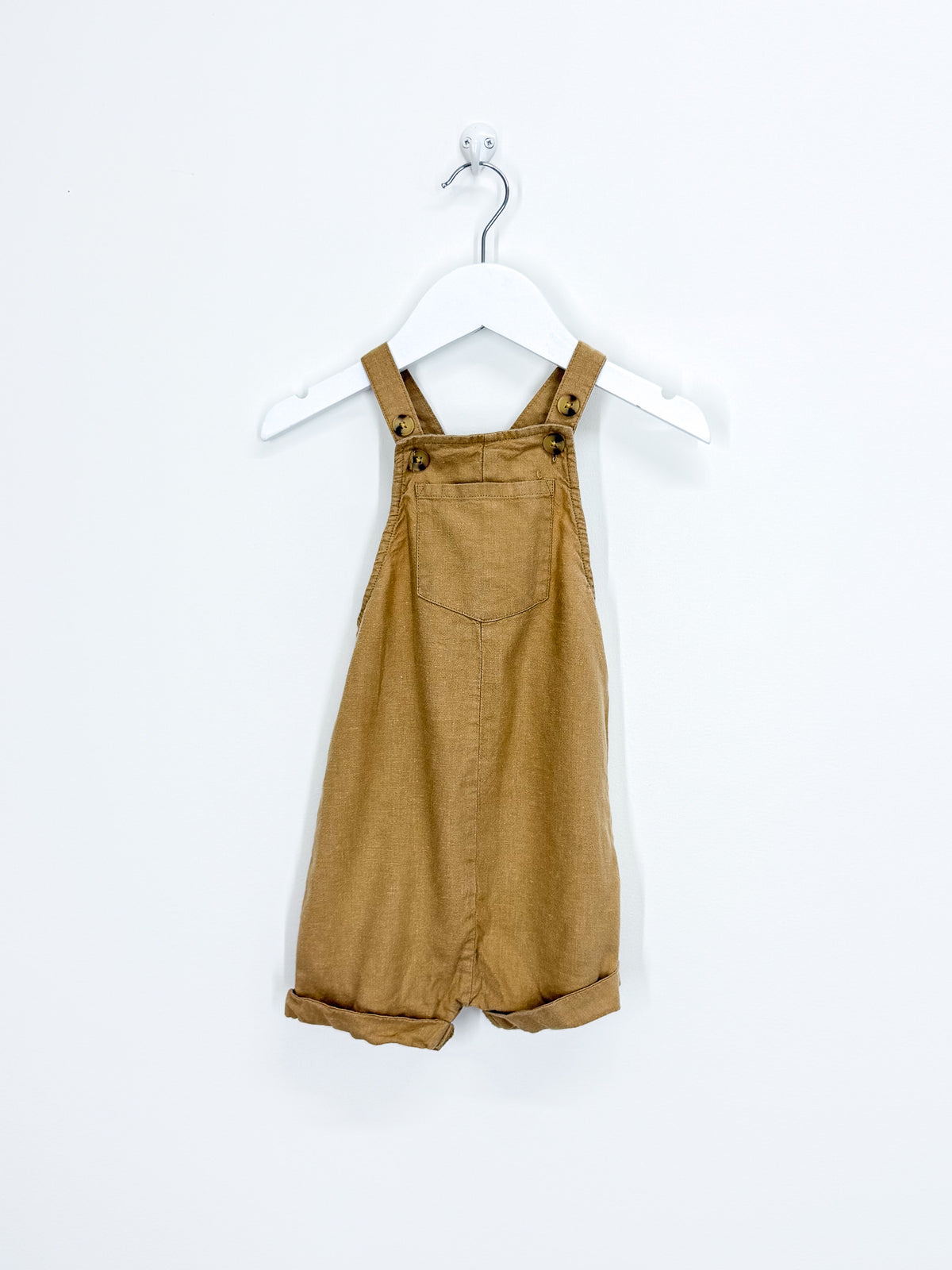 Seed Heritage linen shortalls (12-18m)