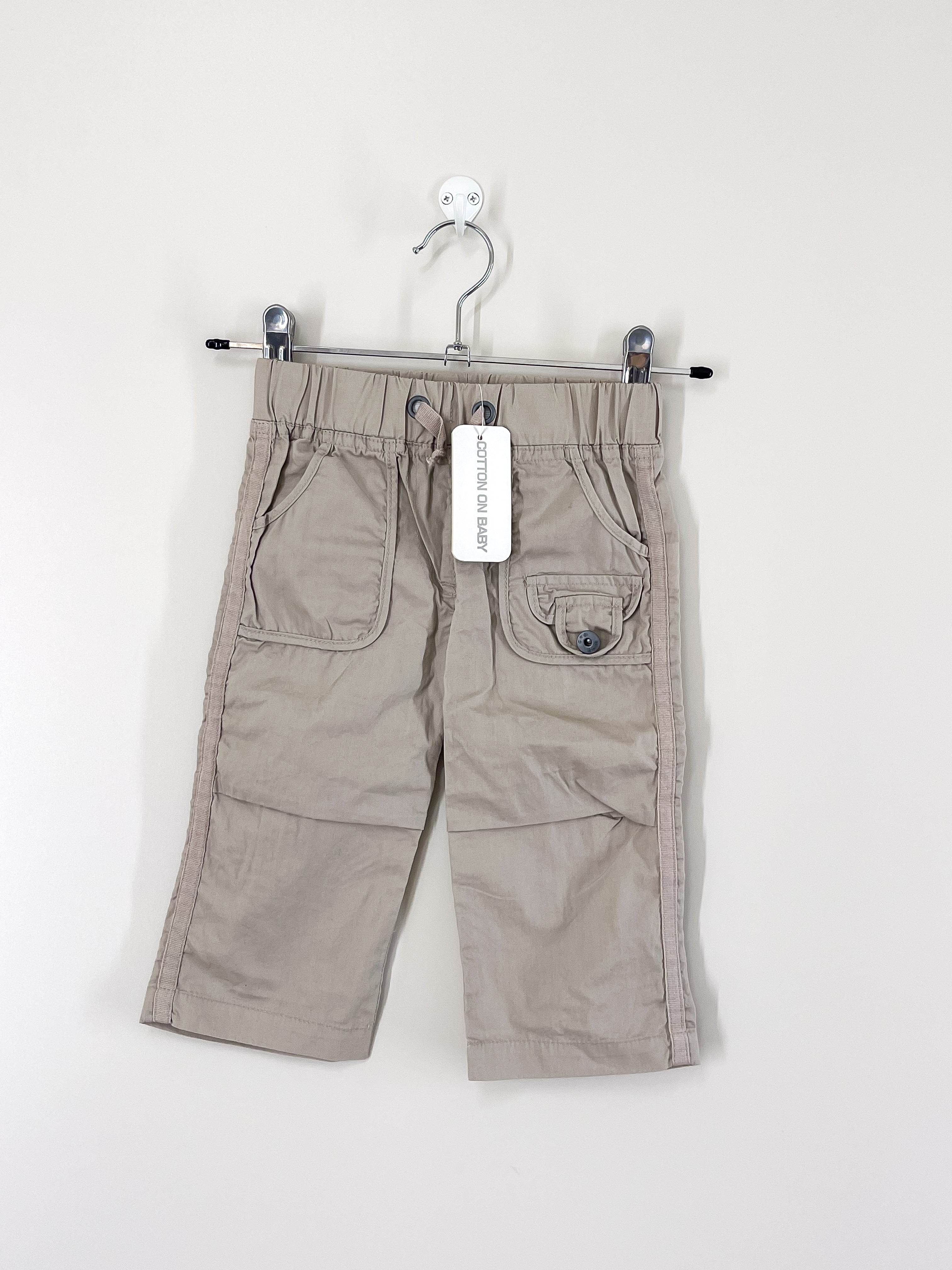 BNWT Cotton On Kids button pants (6-12m)