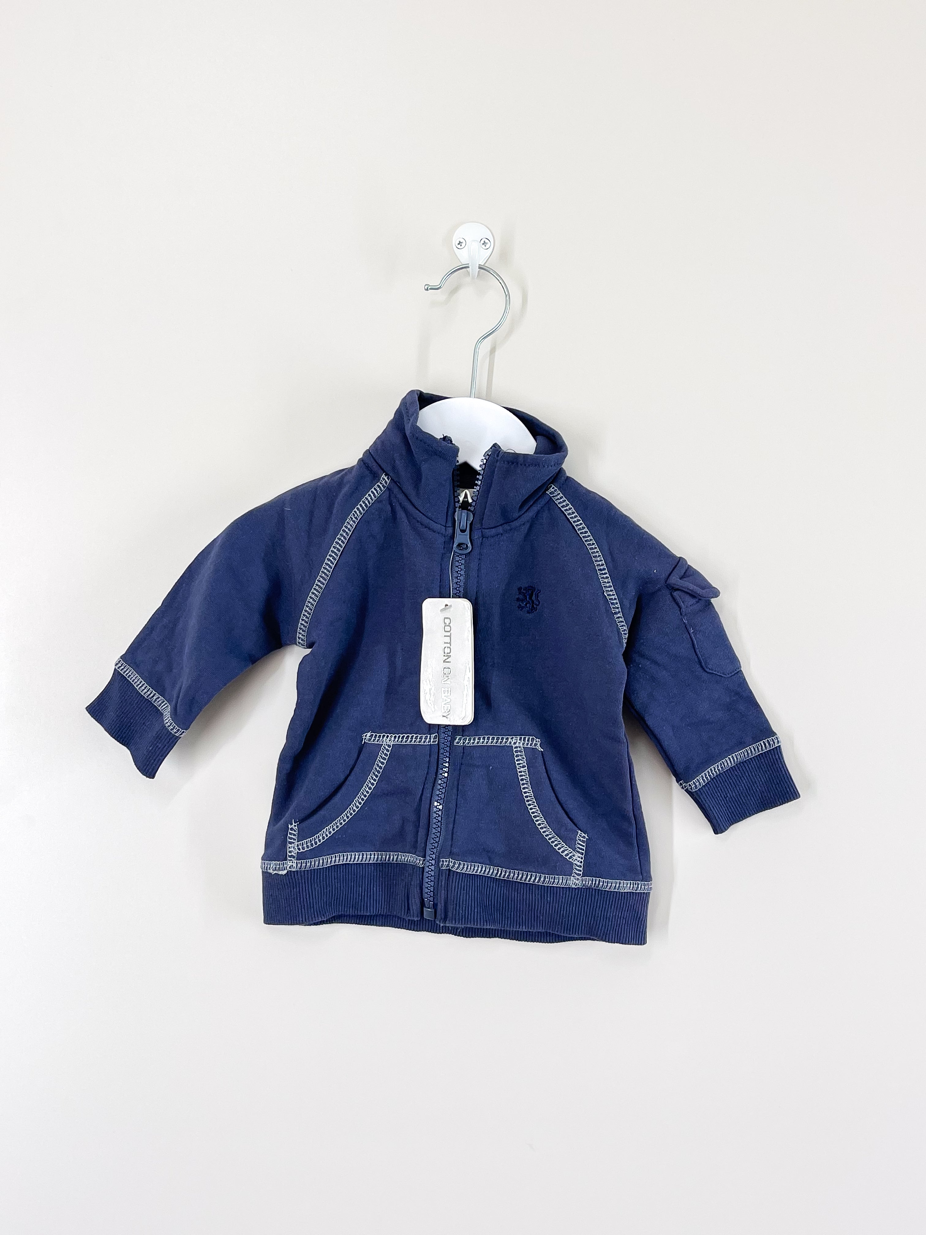 BNWT Cotton On Kids campus track top (3-6m)