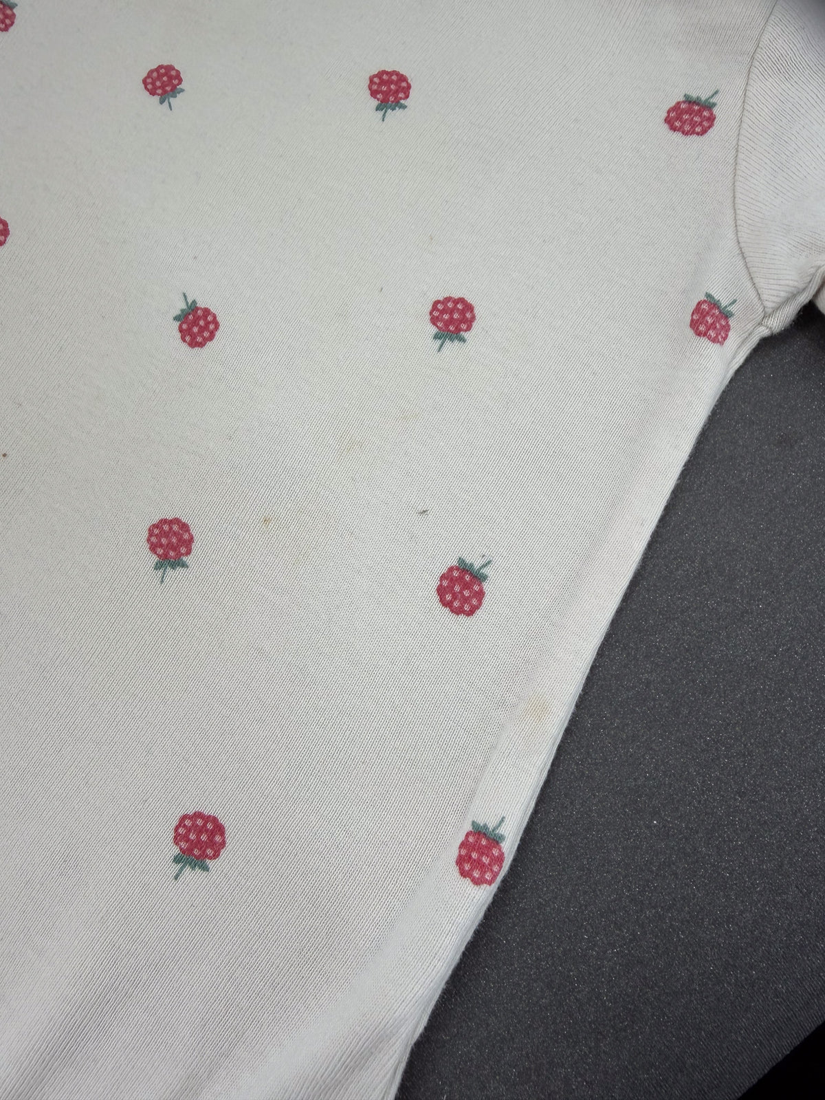 Nature Baby organic long sleeve bodysuit - raspberry (6-12m)