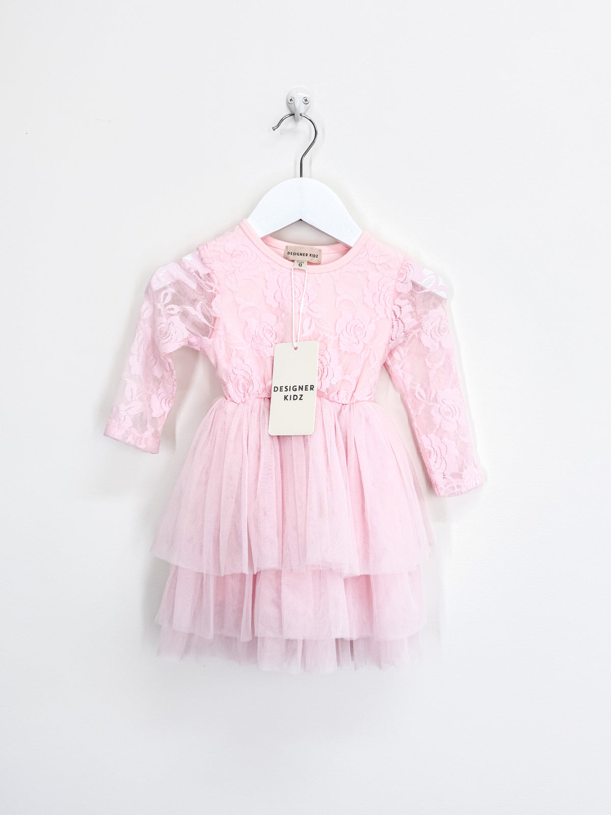 BNWT Designer Kidz my firsts lave long sleeve tutu dress (6-12m)