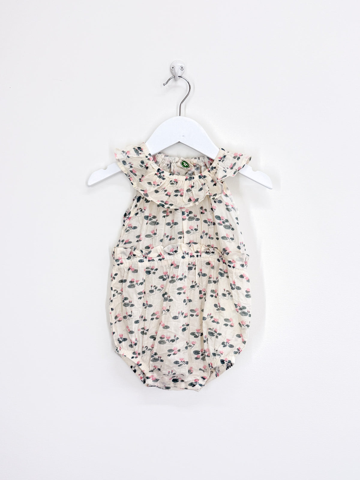 Nature Baby organic plum suit - waterlilies (6-12m)