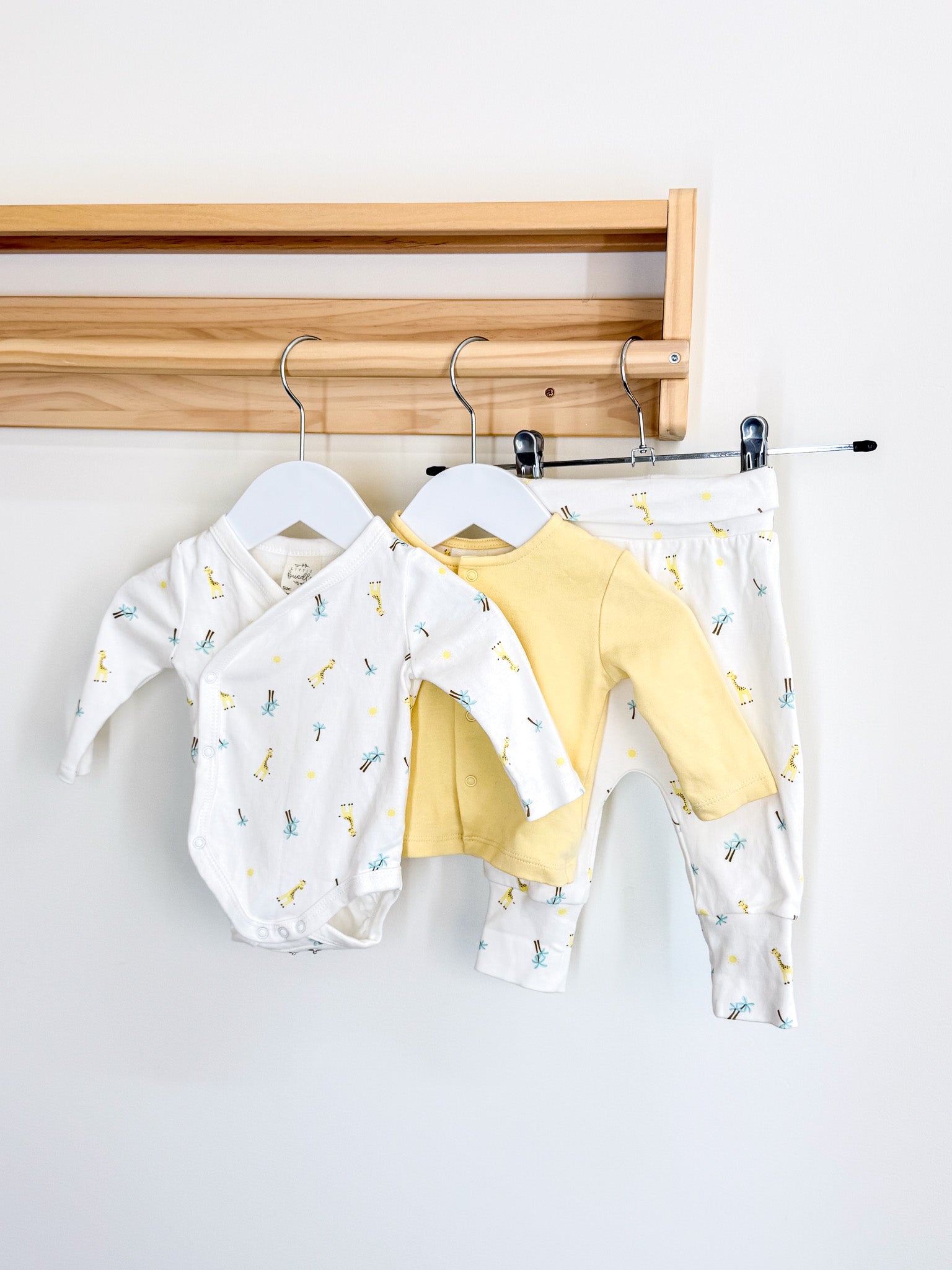 Little Bundle 3 piece safari set (newborn)