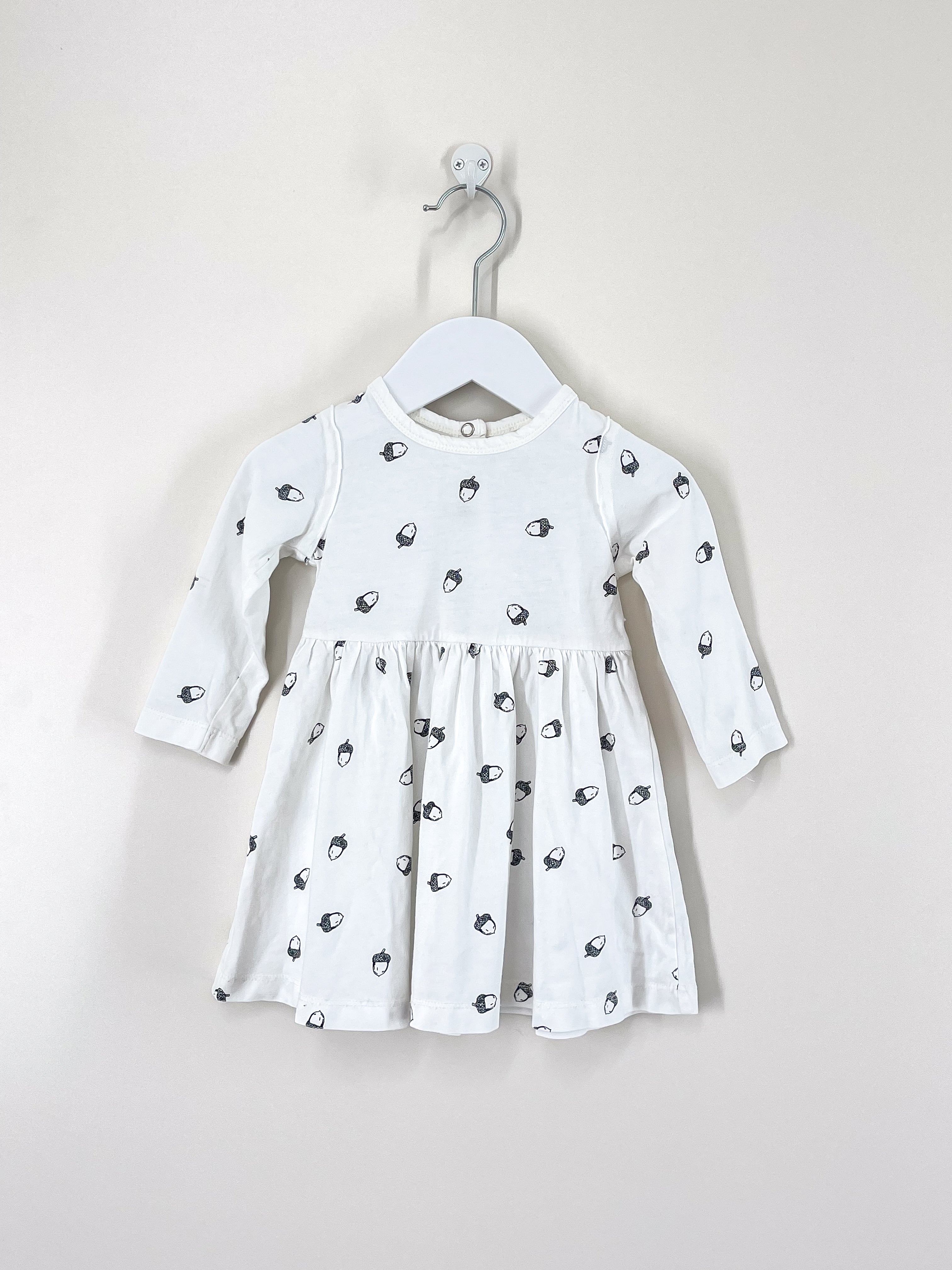 Buck & Baa organic acorn dress (6-12m)