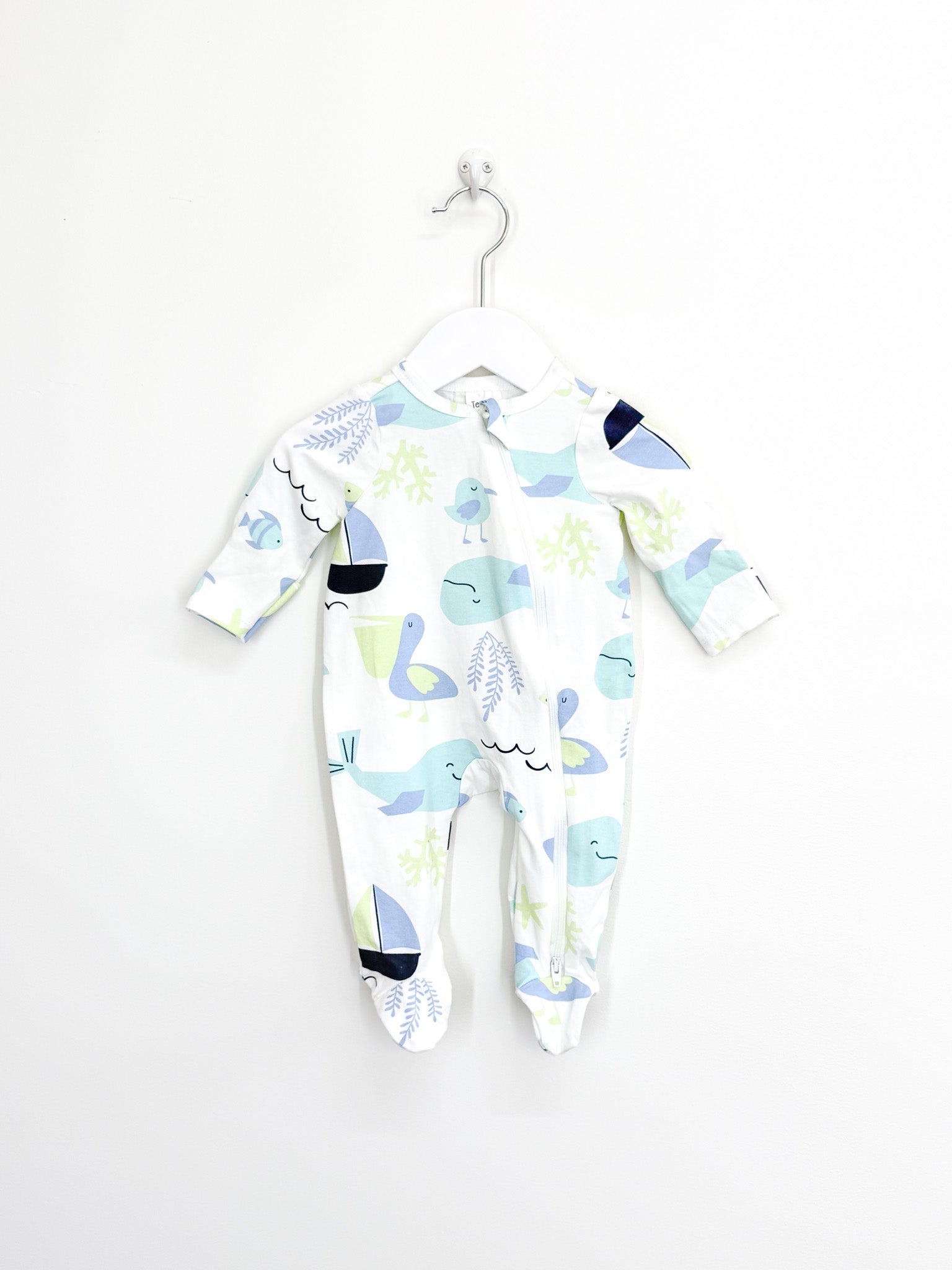 Teeny Weeny zipsuit - seaside (newborn)