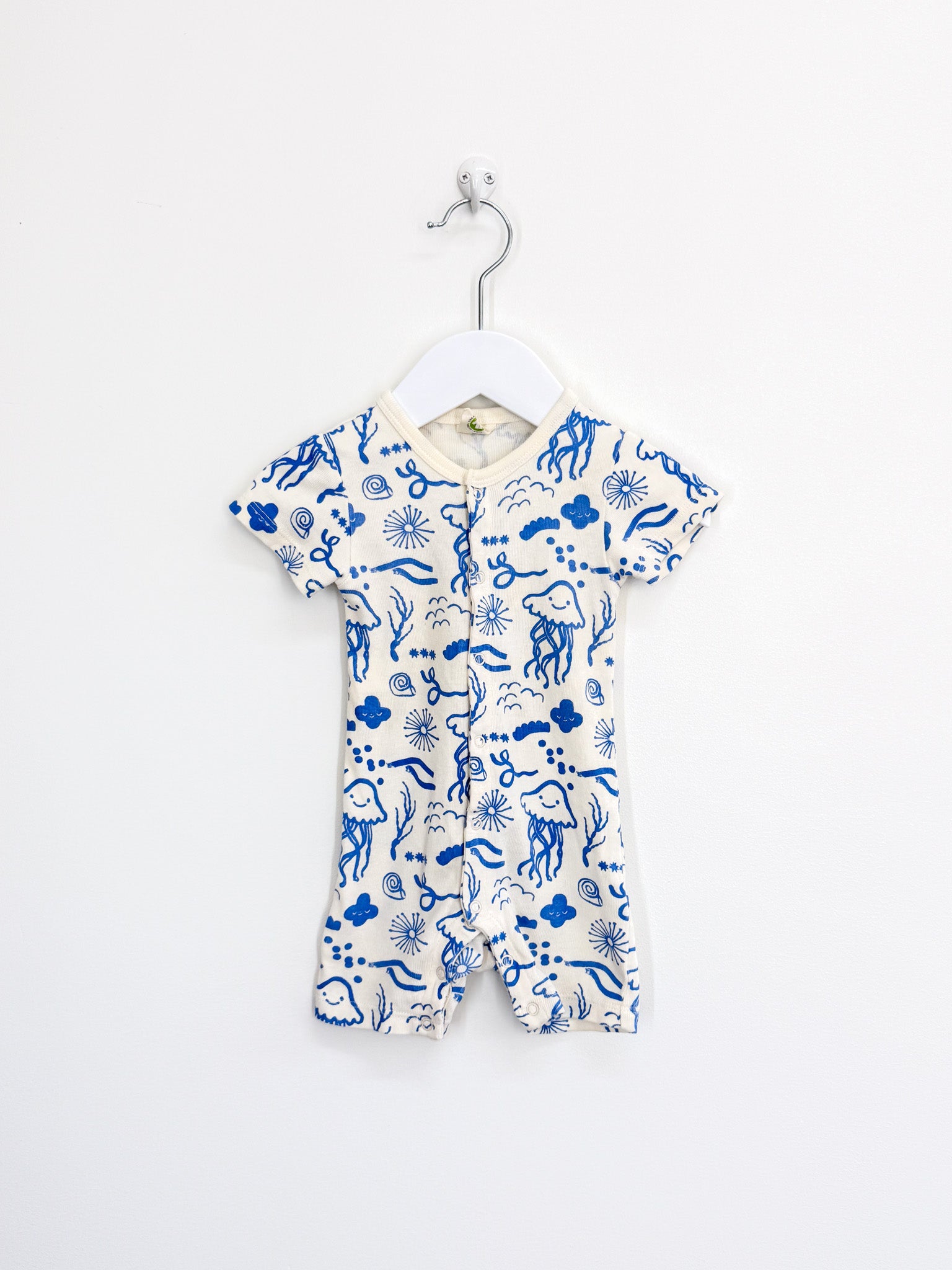 Nature Baby organic summer suit - under the sea (0-3m)