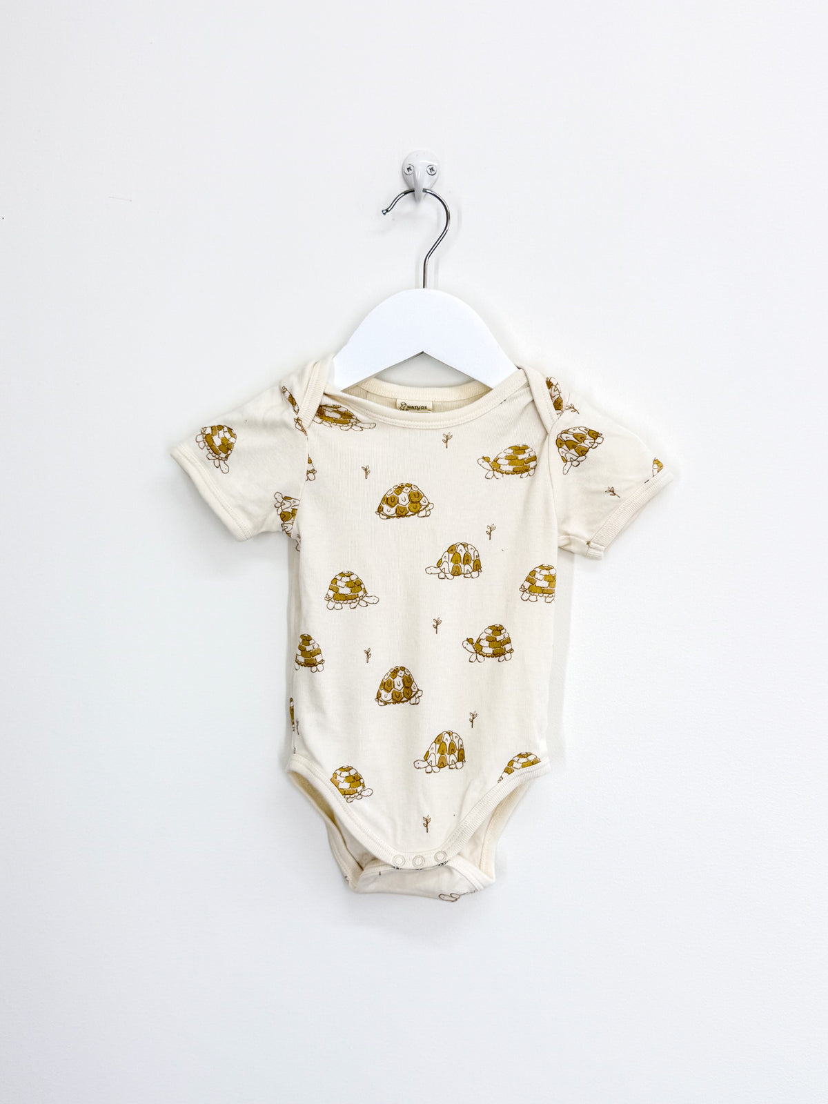 Nature Baby organic bodysuit - tortise (3-6m)