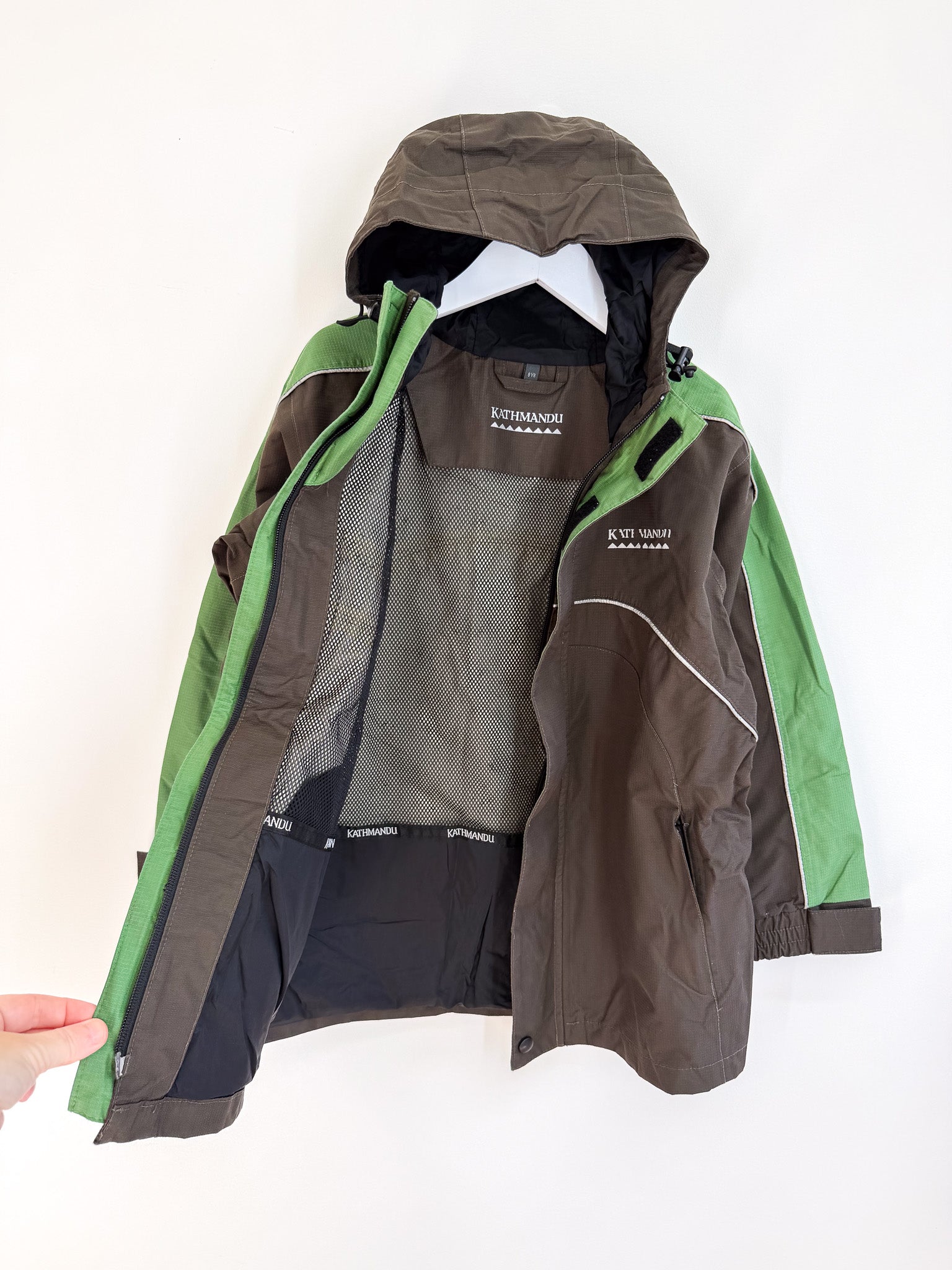 Kathamndu hooded rain jacket (8y)