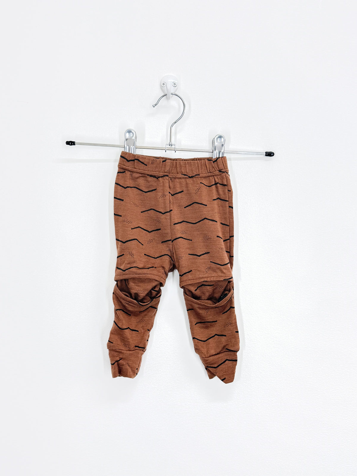 Little Flock Of Horrors merino slasher leggings (0-3m)