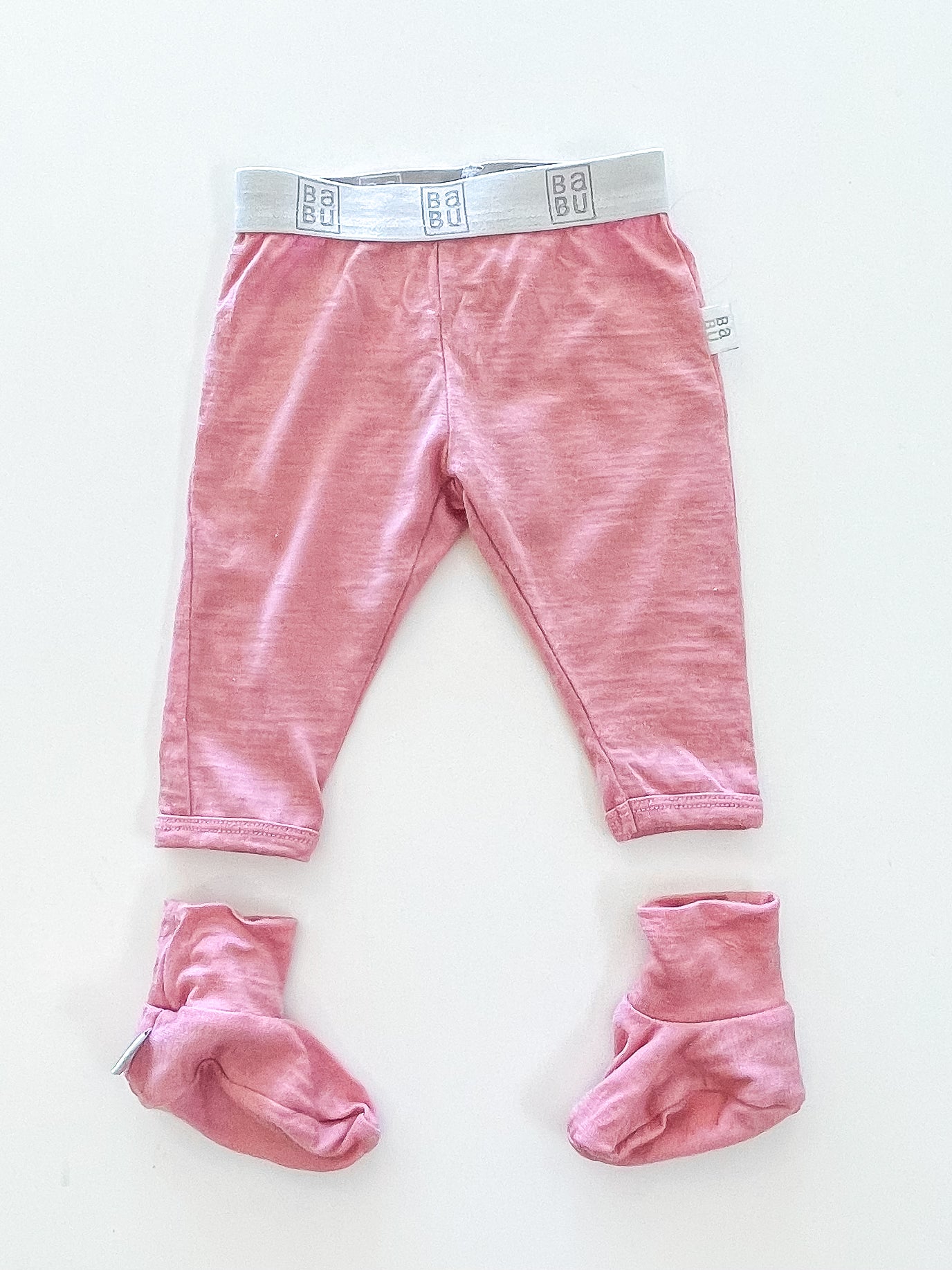 Baby merino leggings + booties (newborn)