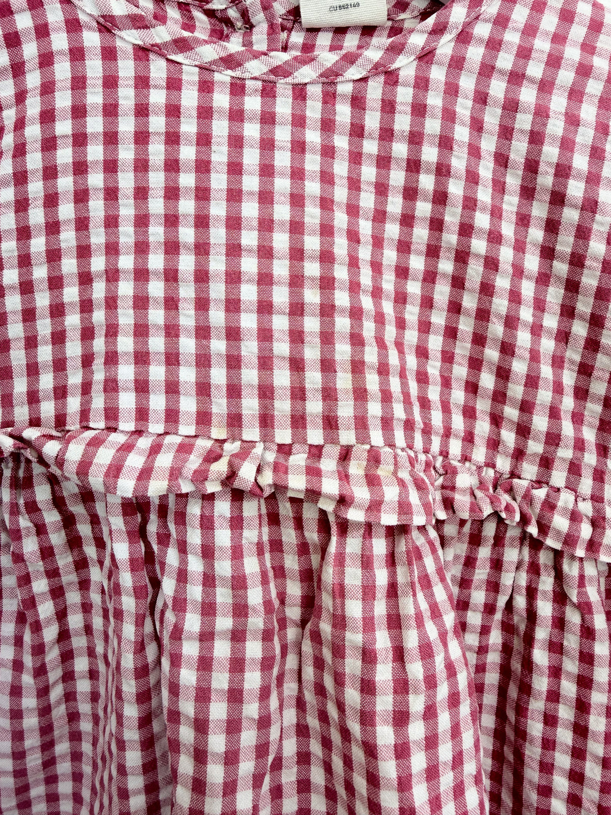 Nature Baby organic nora dress - jam check (1y)