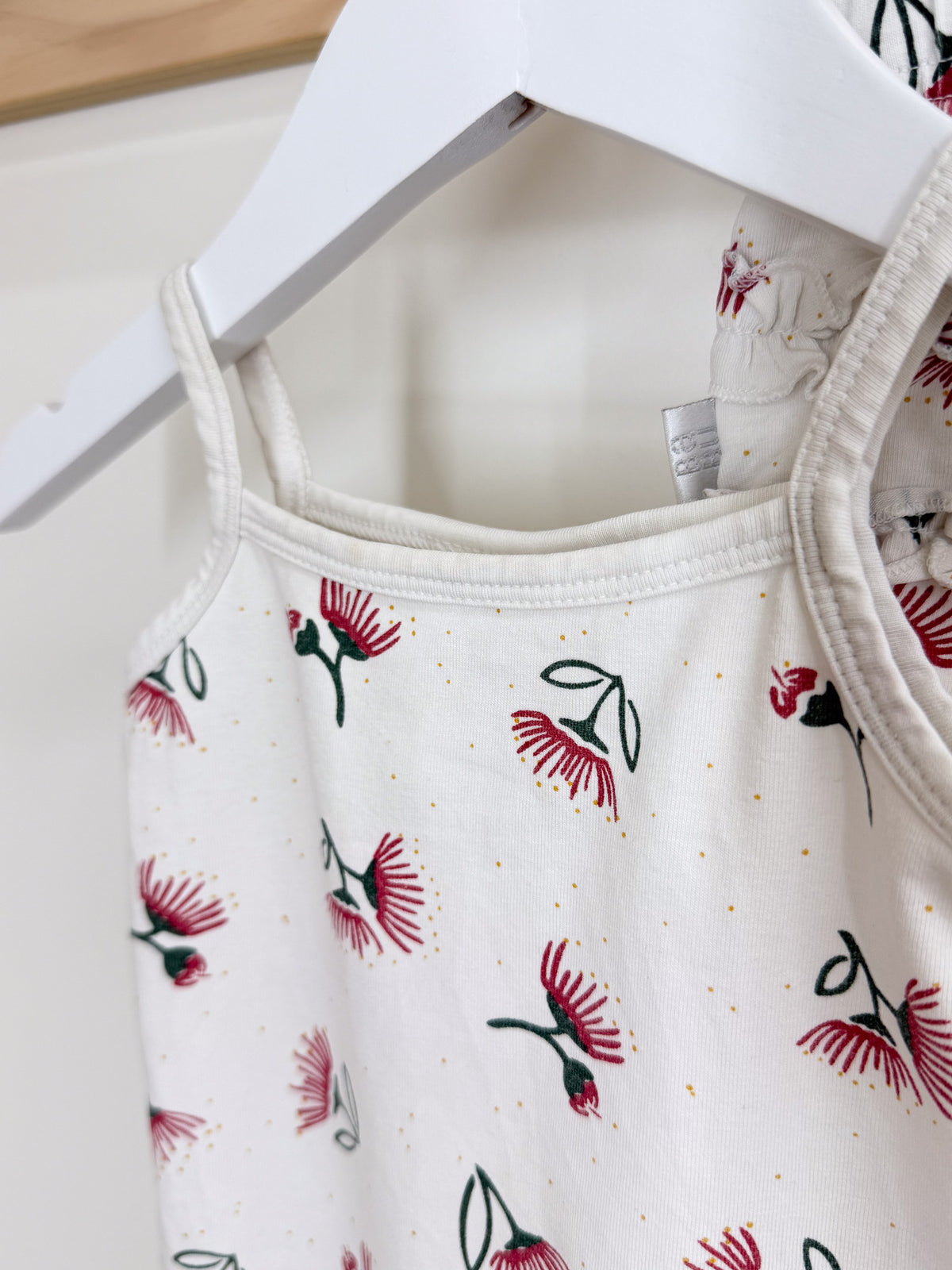 Babu organic pohutukawa matching set (6-12m)