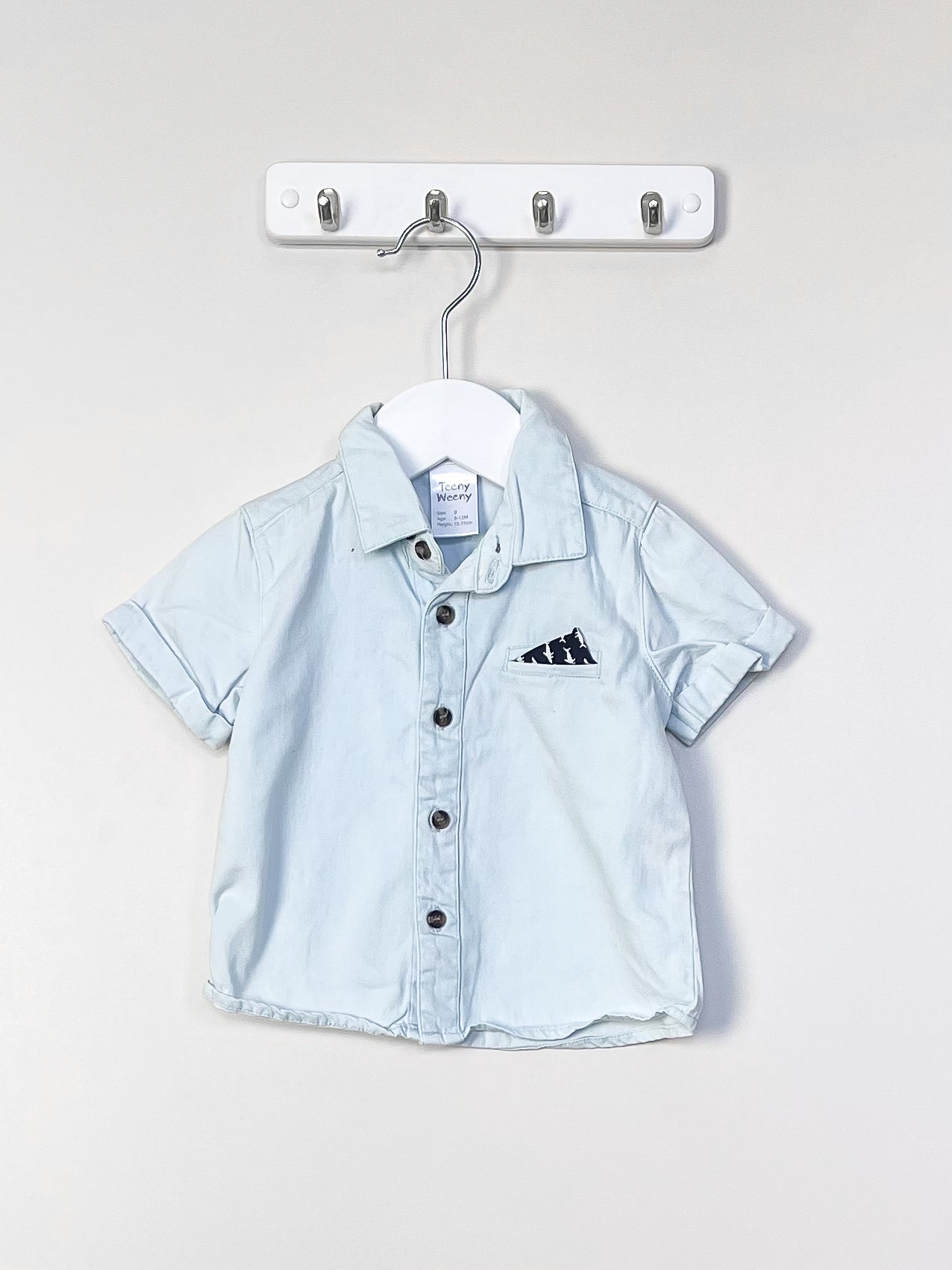 Teeny Weeny chambray shirt (6-12m)