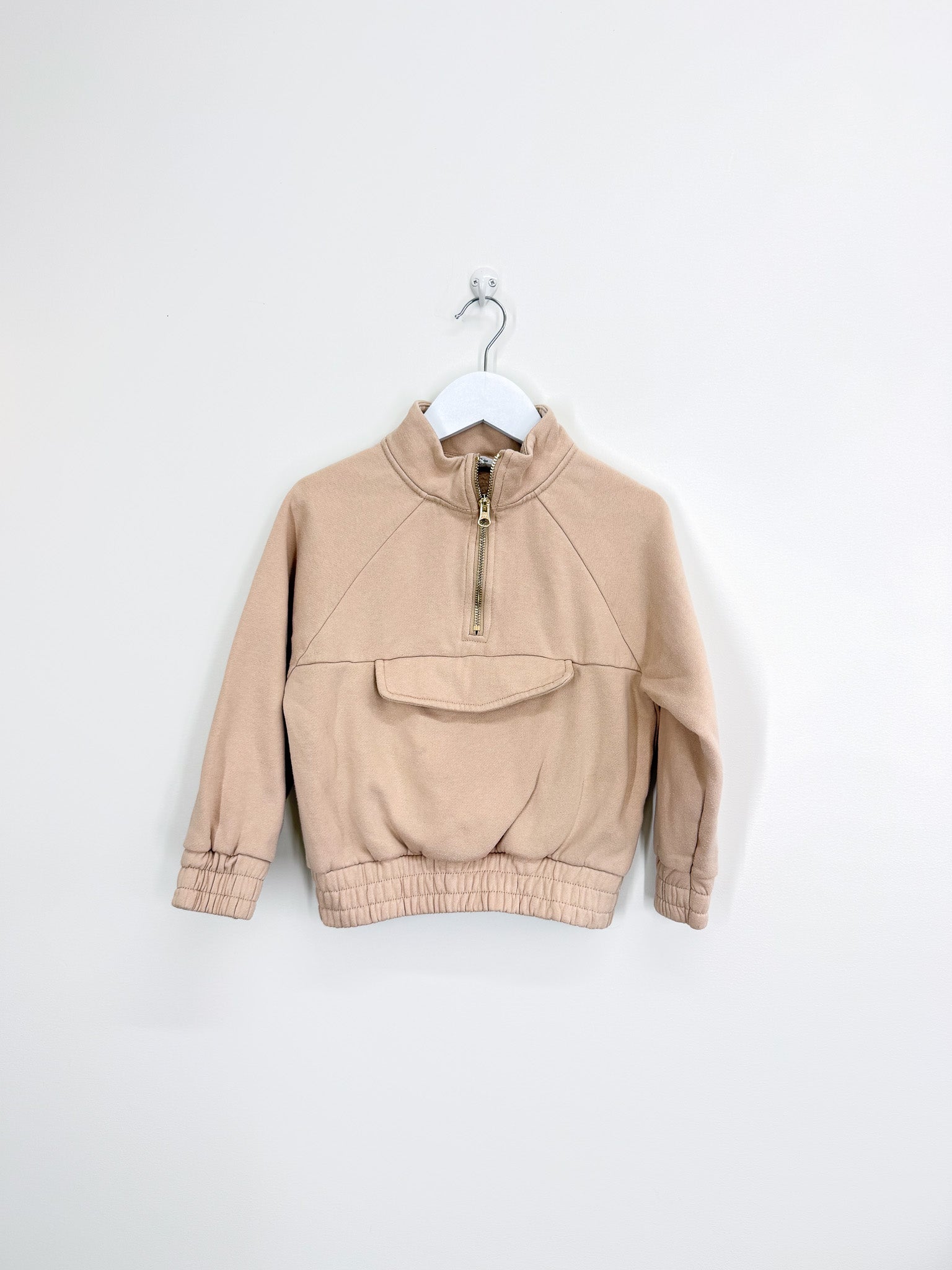 Mac & Ellie 1/4 zip fleece pullover (7y)