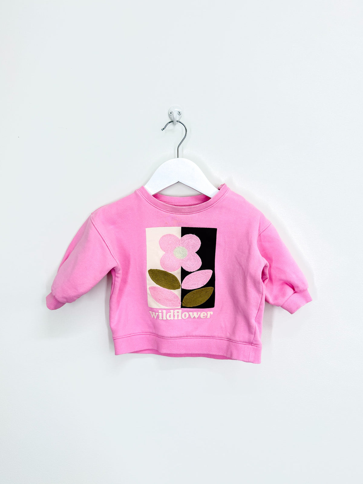 Seed wildflower crew sweatshirt (6-12m)