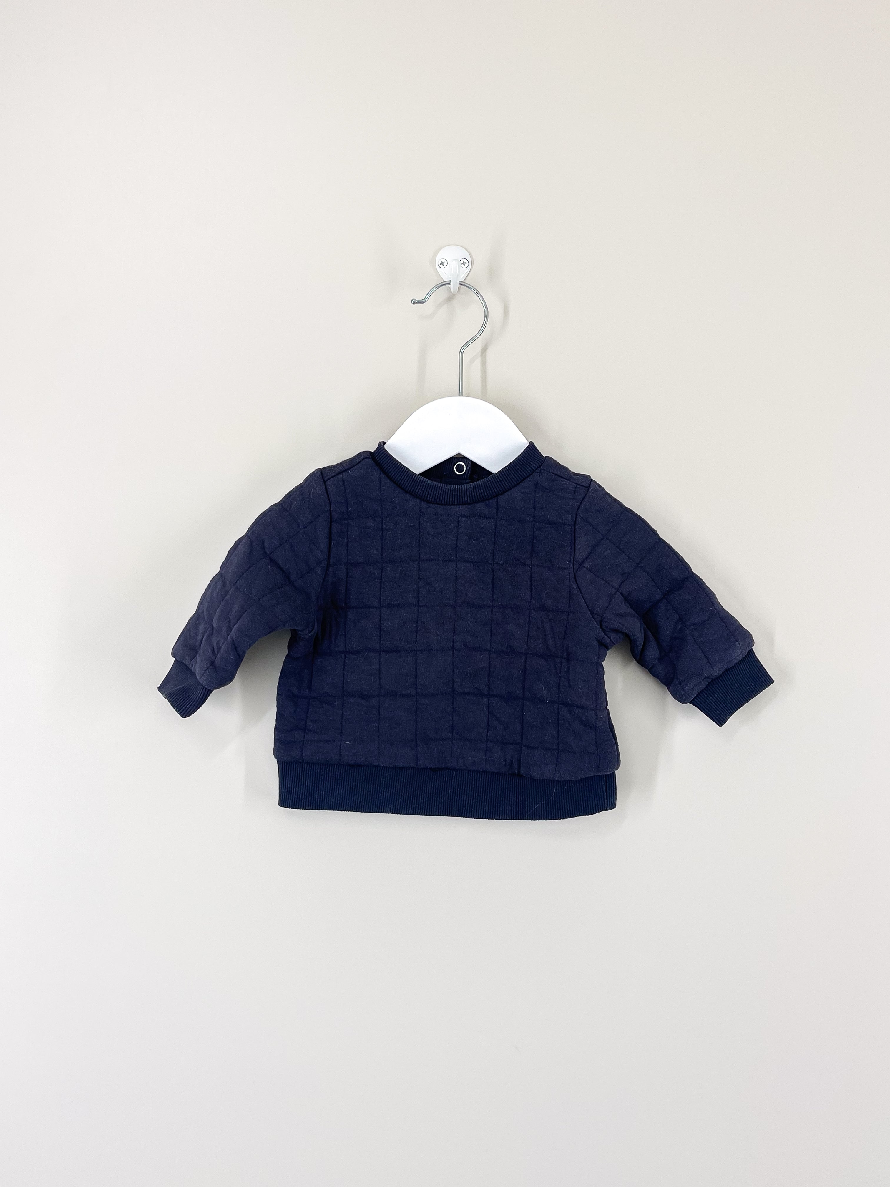 Cotton On Kids quilted pullover (0-3m)