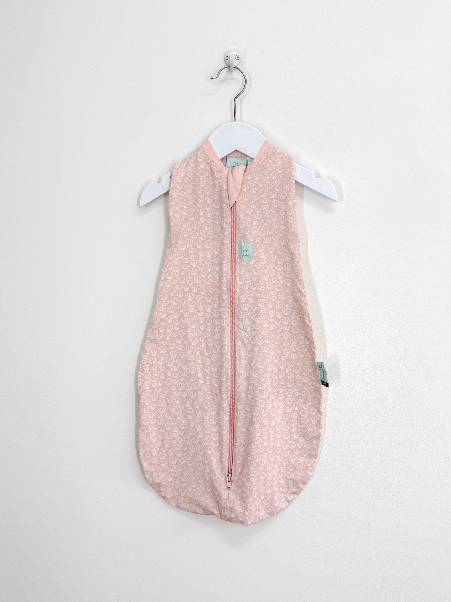 Ergopouch organic cocoon swaddle bag 0.2 tog - shell (0-3m)