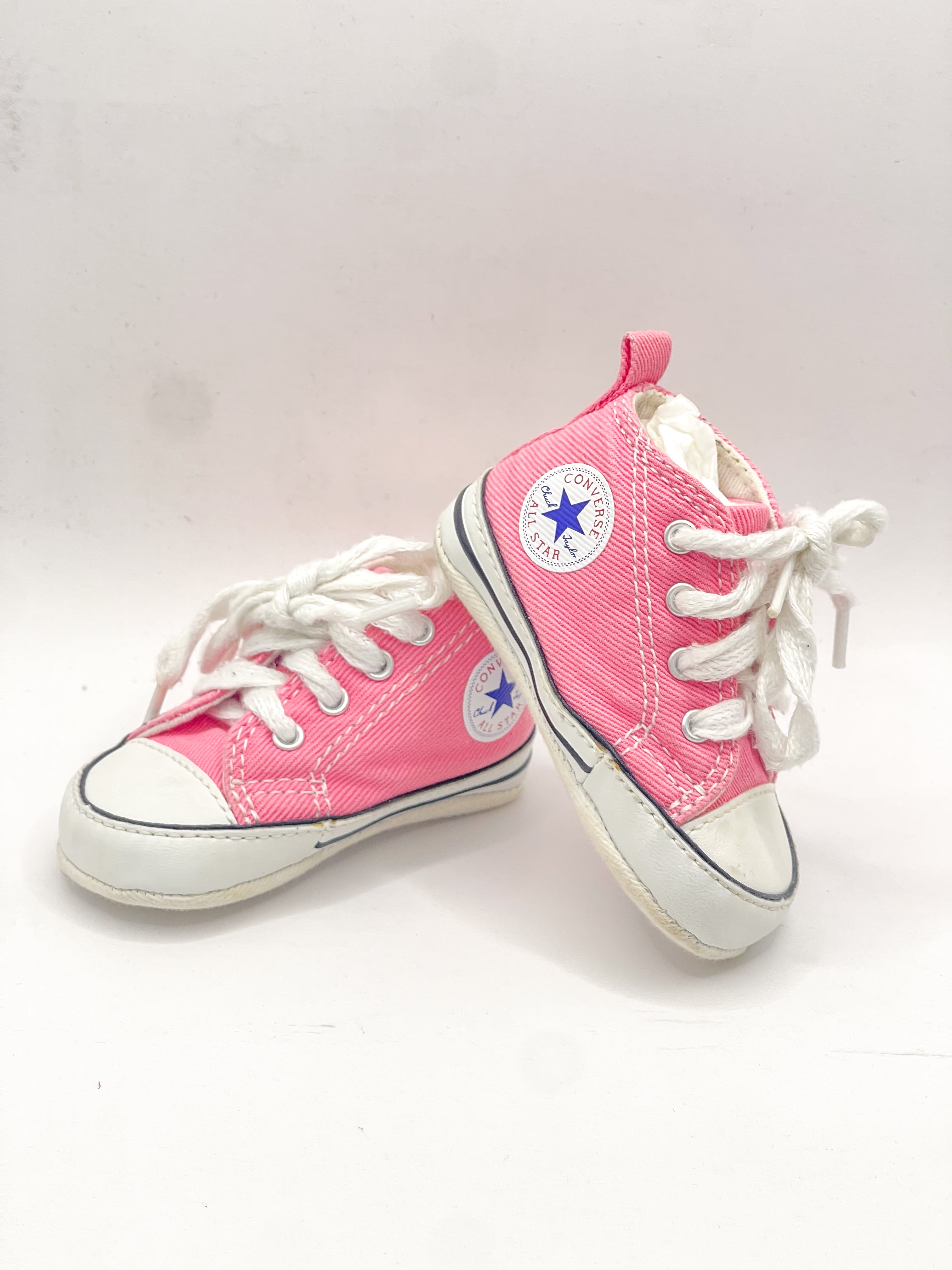 Converse cribster soft sole shoes (1UK)
