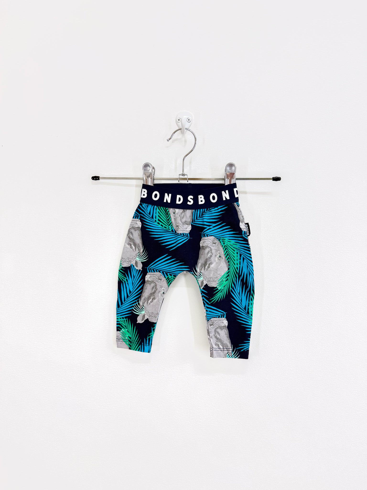 Bonds leggings - rhinos (newborn)