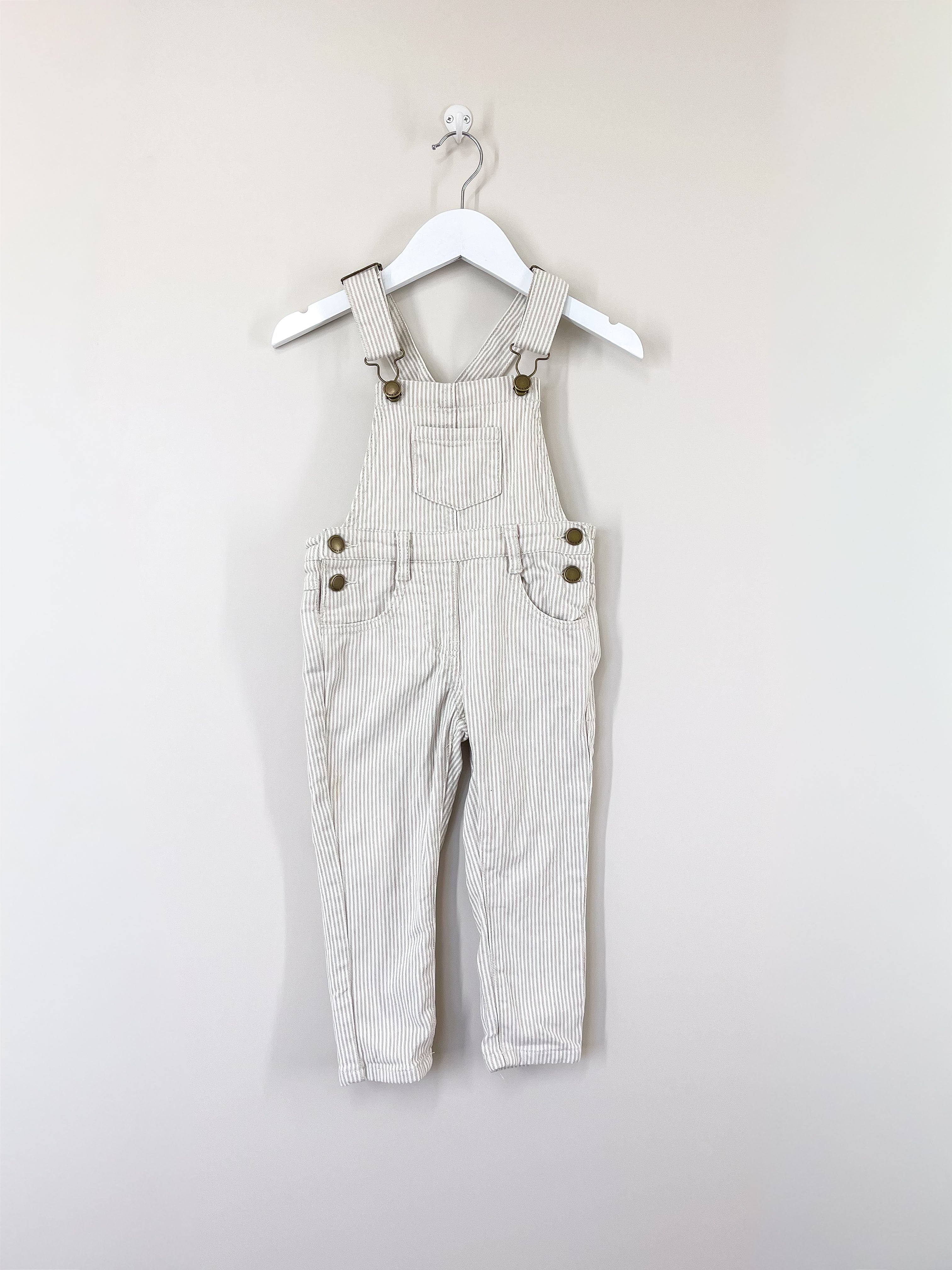 Jamie Kay jordie cotton twill overalls (3y)