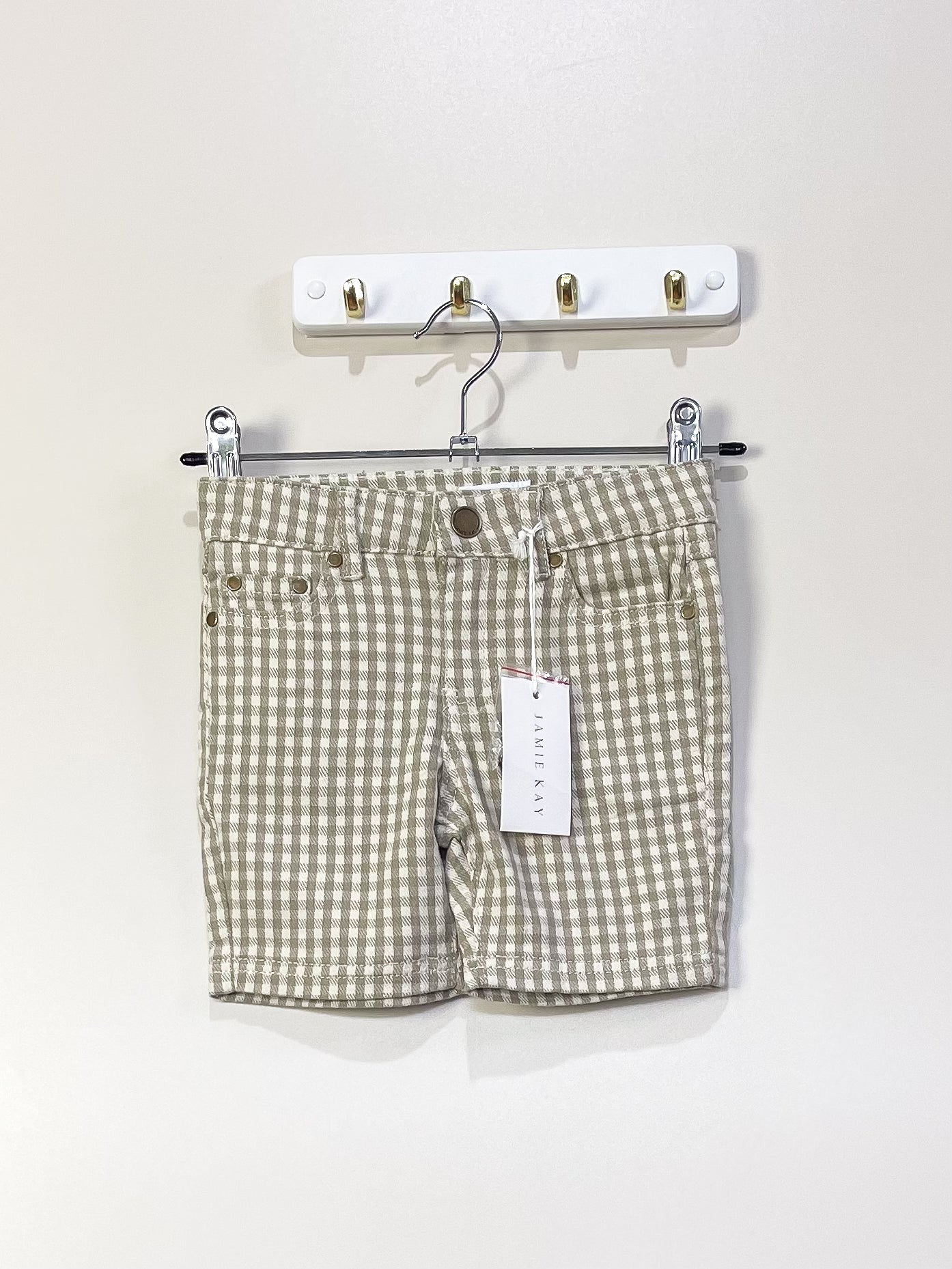 BNWT Jamie Kay jude cotton twill shorts (2y)