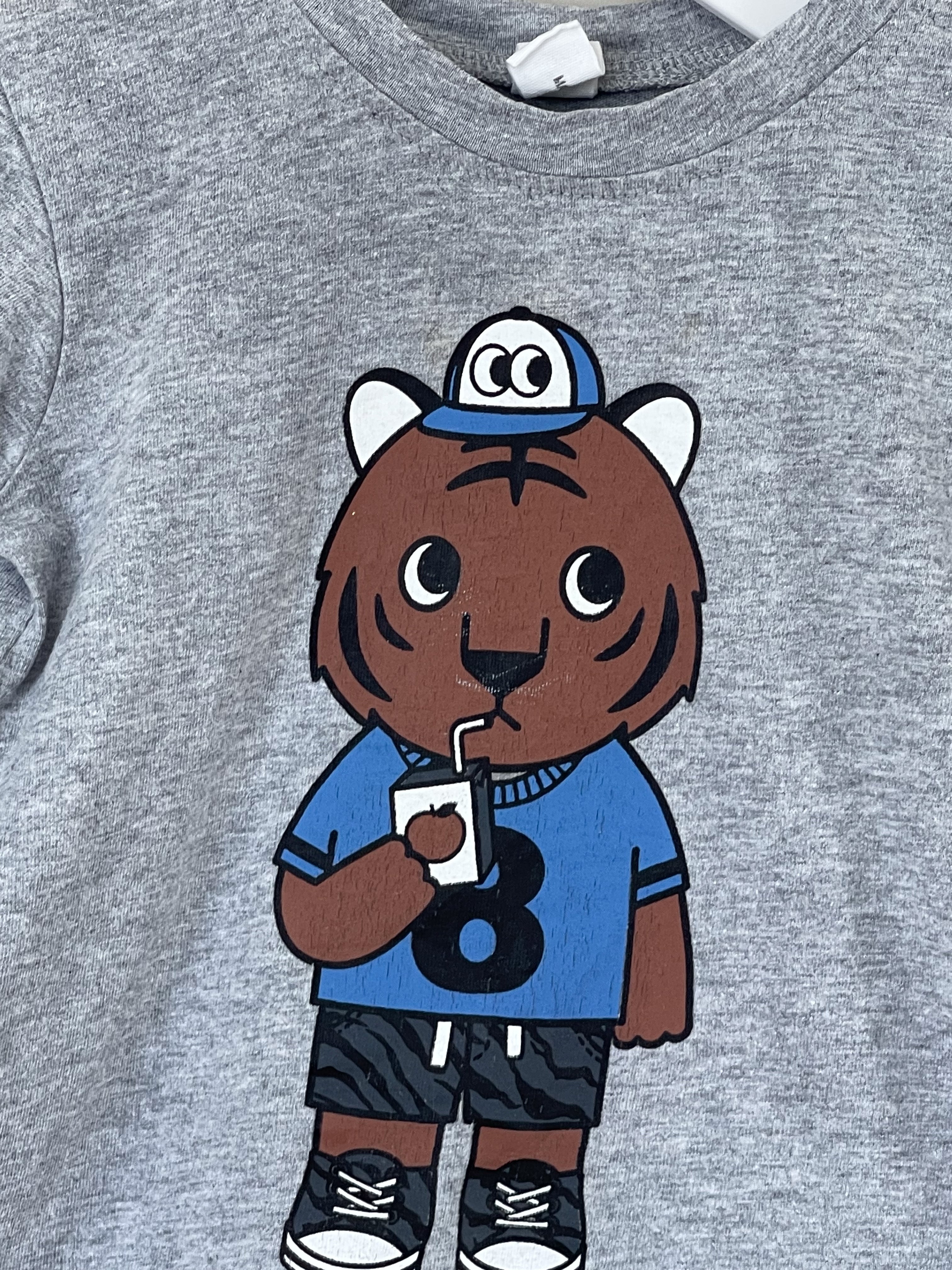 Hux organic tiger tee (6-12m)