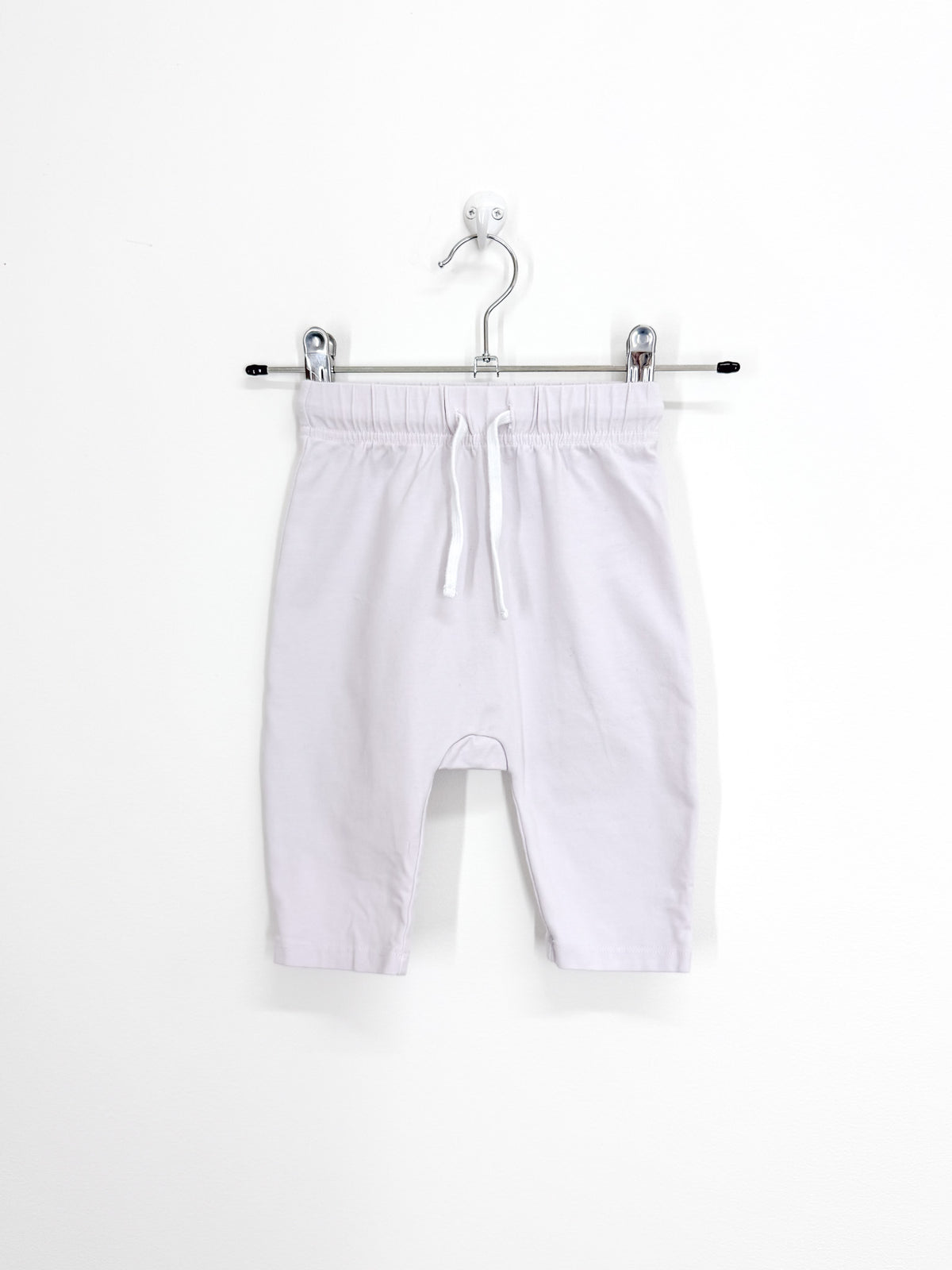 Little Bundle lilac drawstring slouch pants (3-6m)