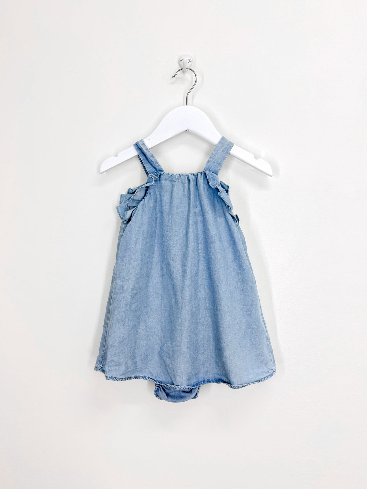Seed Heritage chambray bodysuit dress (12-18m)