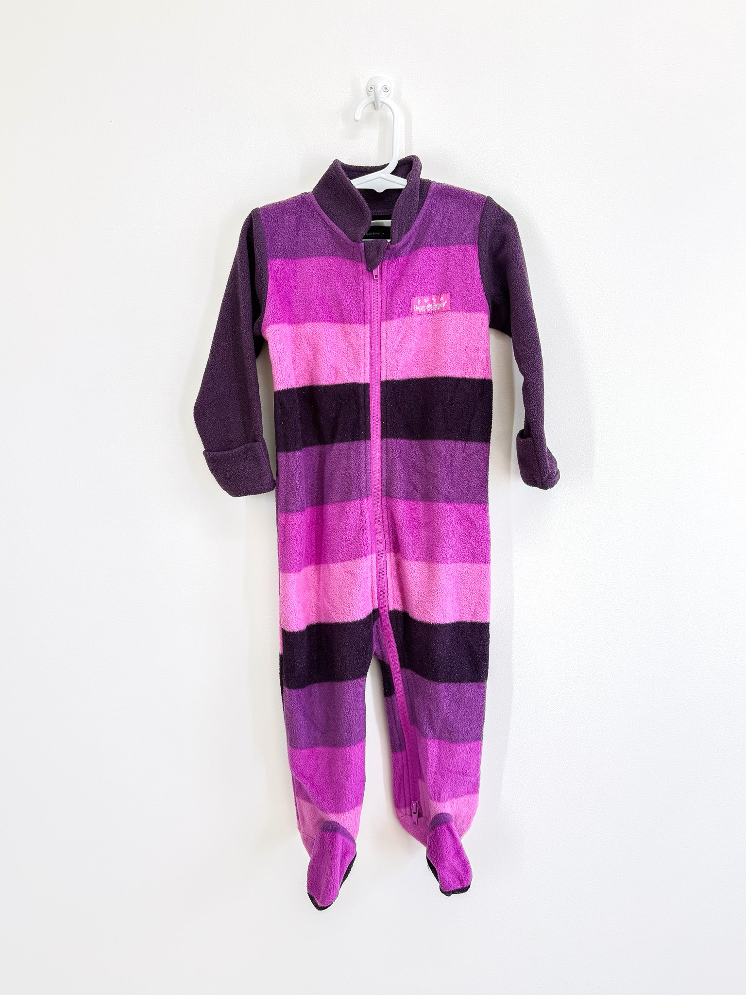Hunting & Fishing fleece zip onesie (2y)